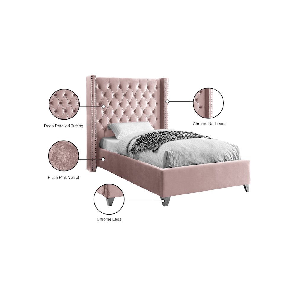 Meridian AIDENPINK-T beds - View #4