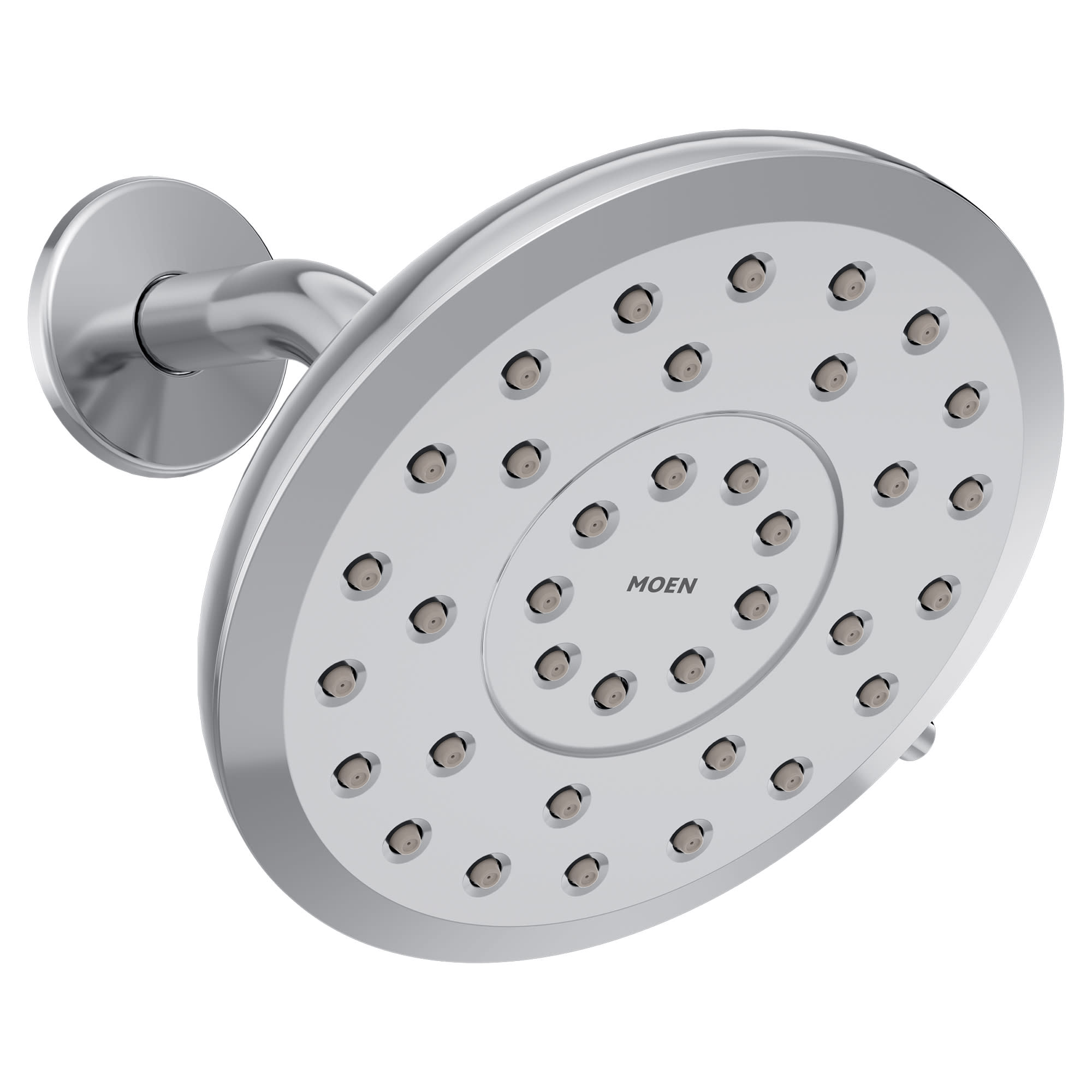 Moen 220R7 Verso 2.5 GPM Multi Function Round Shower Head with Infiniti Dial #220R7