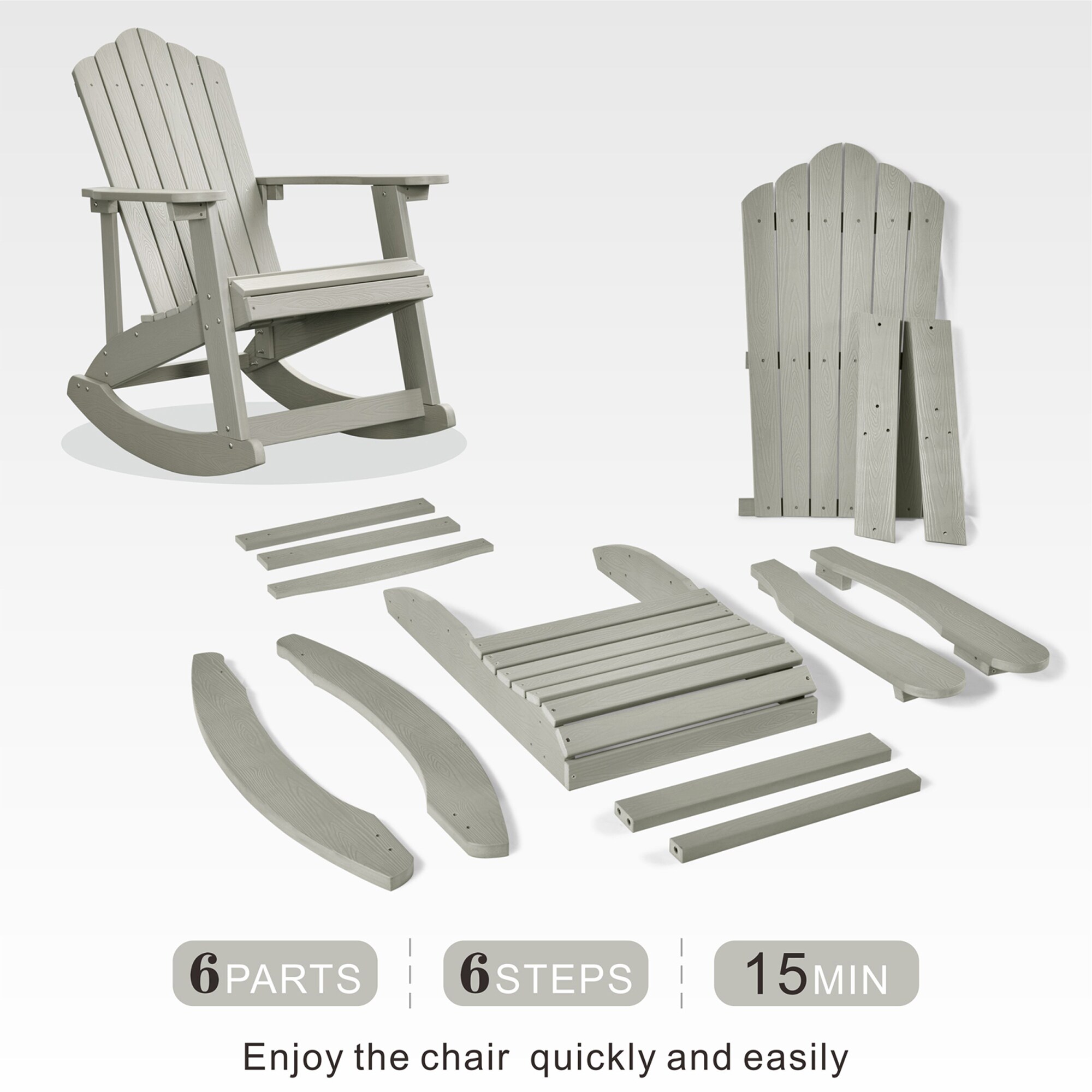 Pouuin SFRC200A Patio-Chairs - View #3