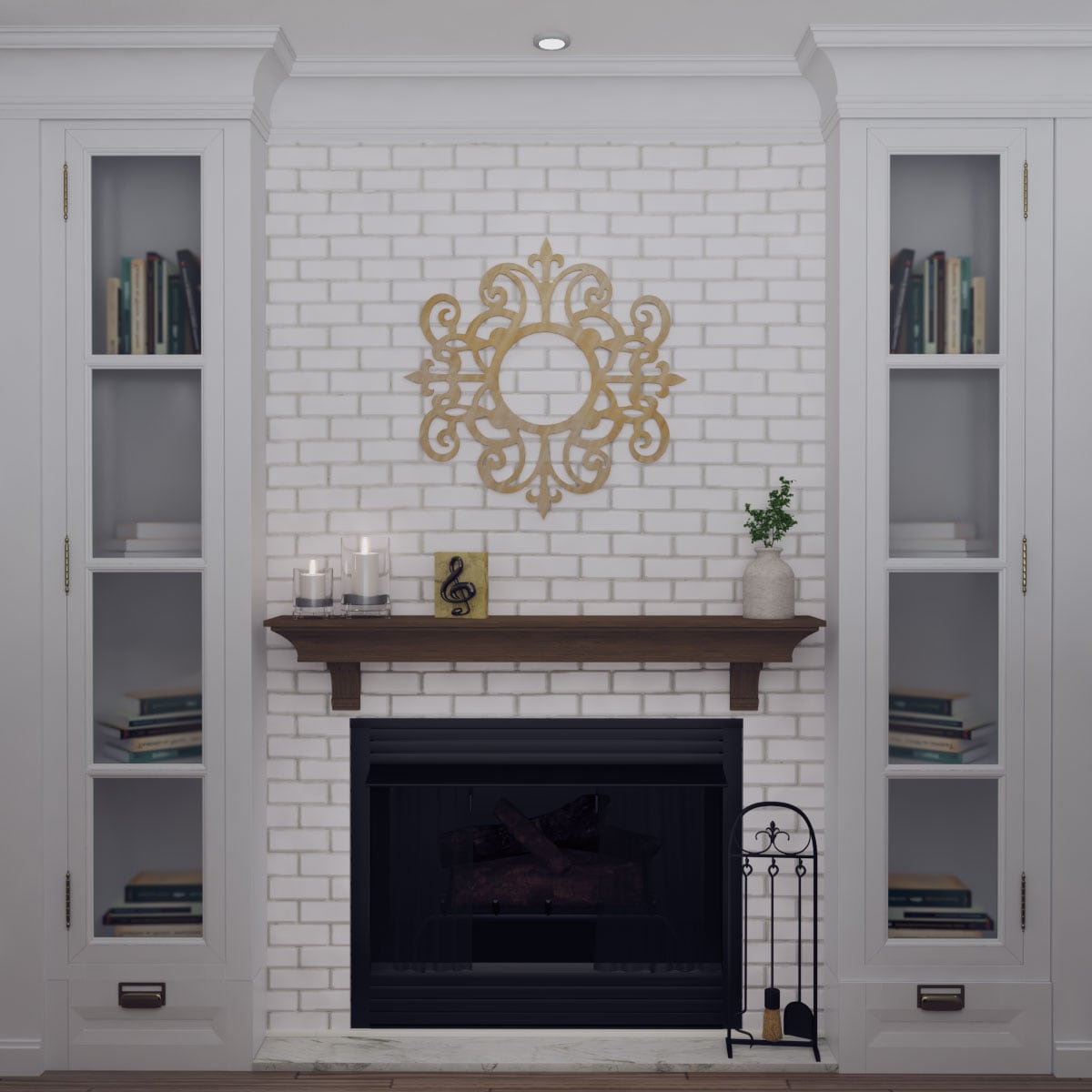 Ekena Millwork CMWP24X24X0375DIBI Ceiling-Medallions - View #9