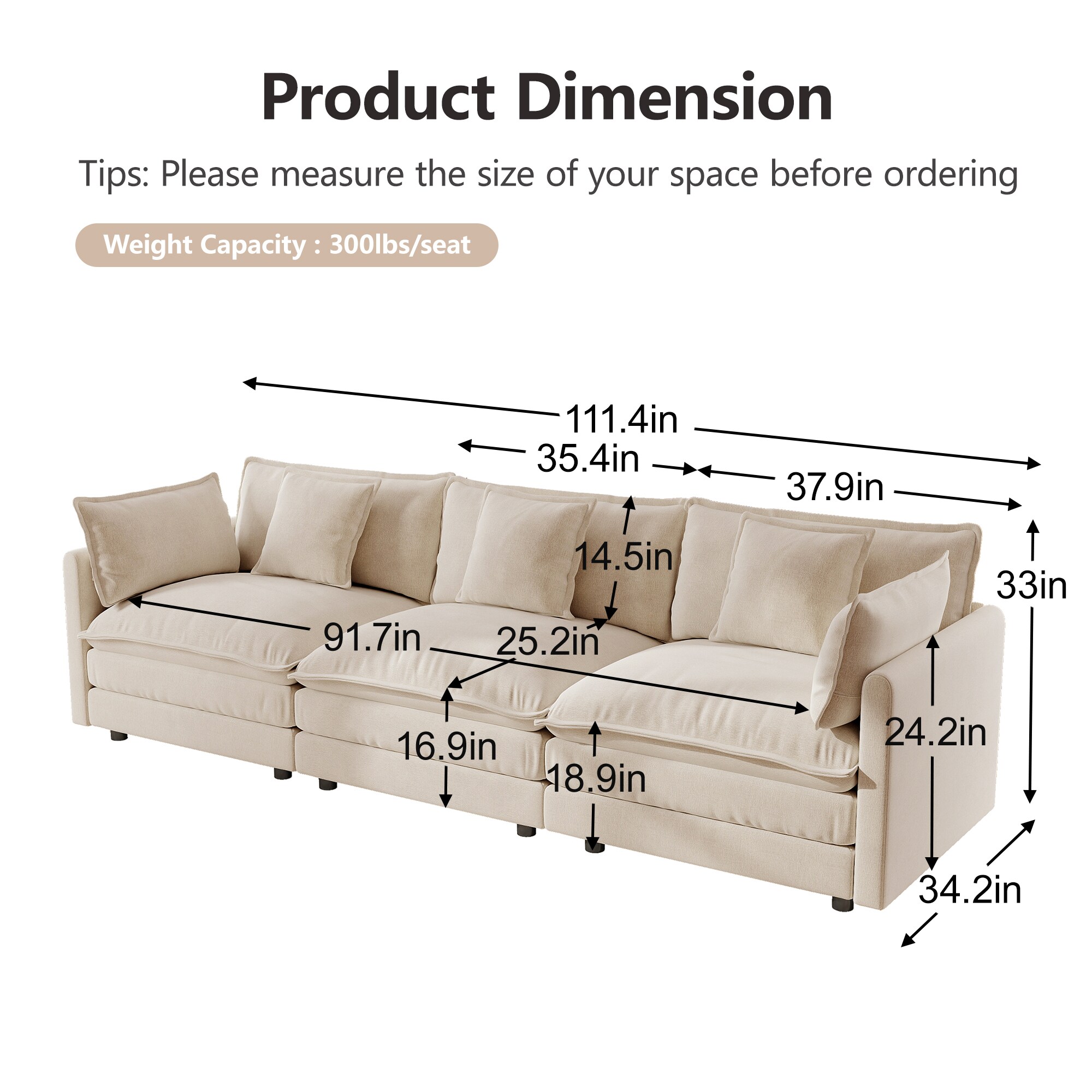 SINOFURN SYA370142GY Living-Room-Sets - View #5