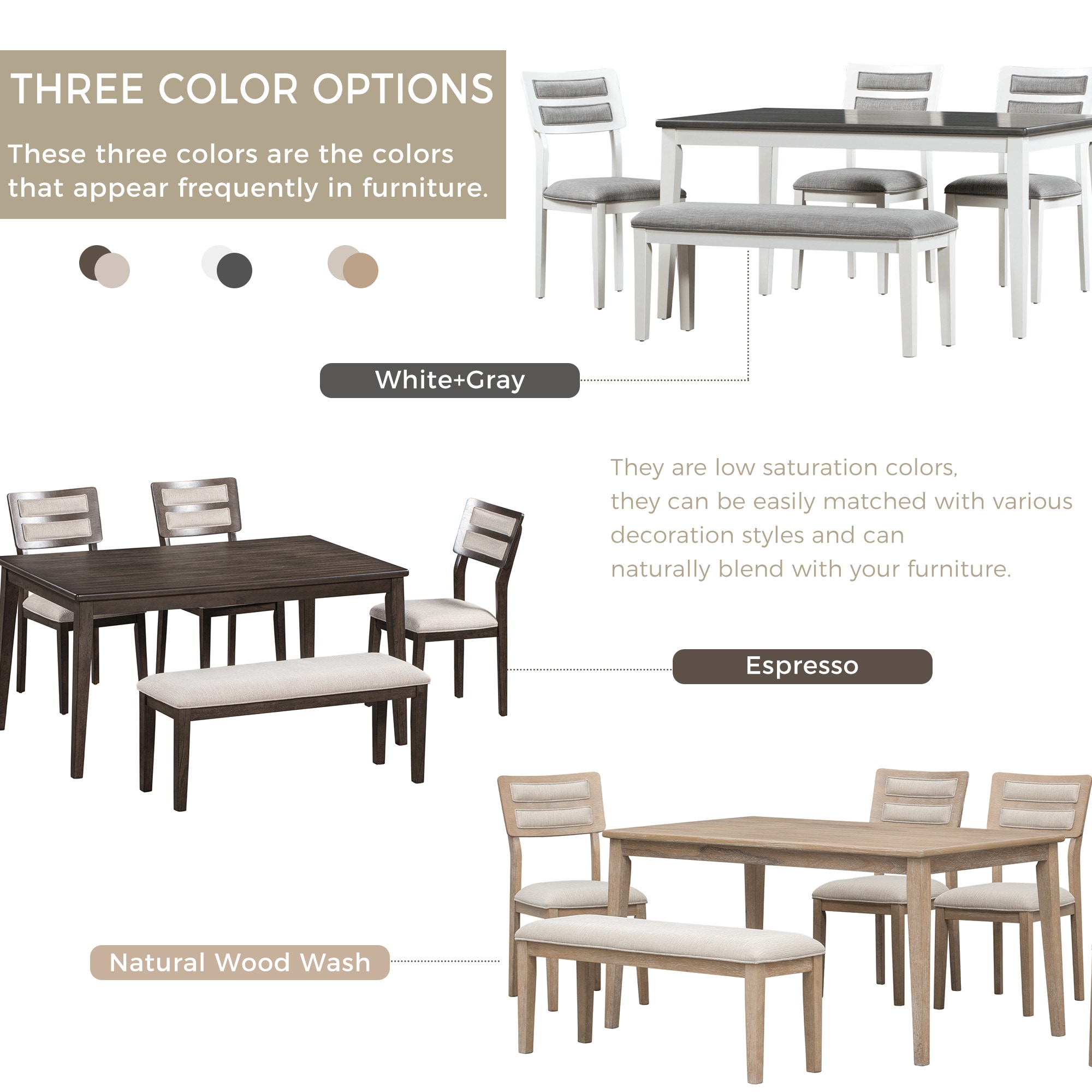 SINOFURN SYA330036WT Dining-Sets - View #8