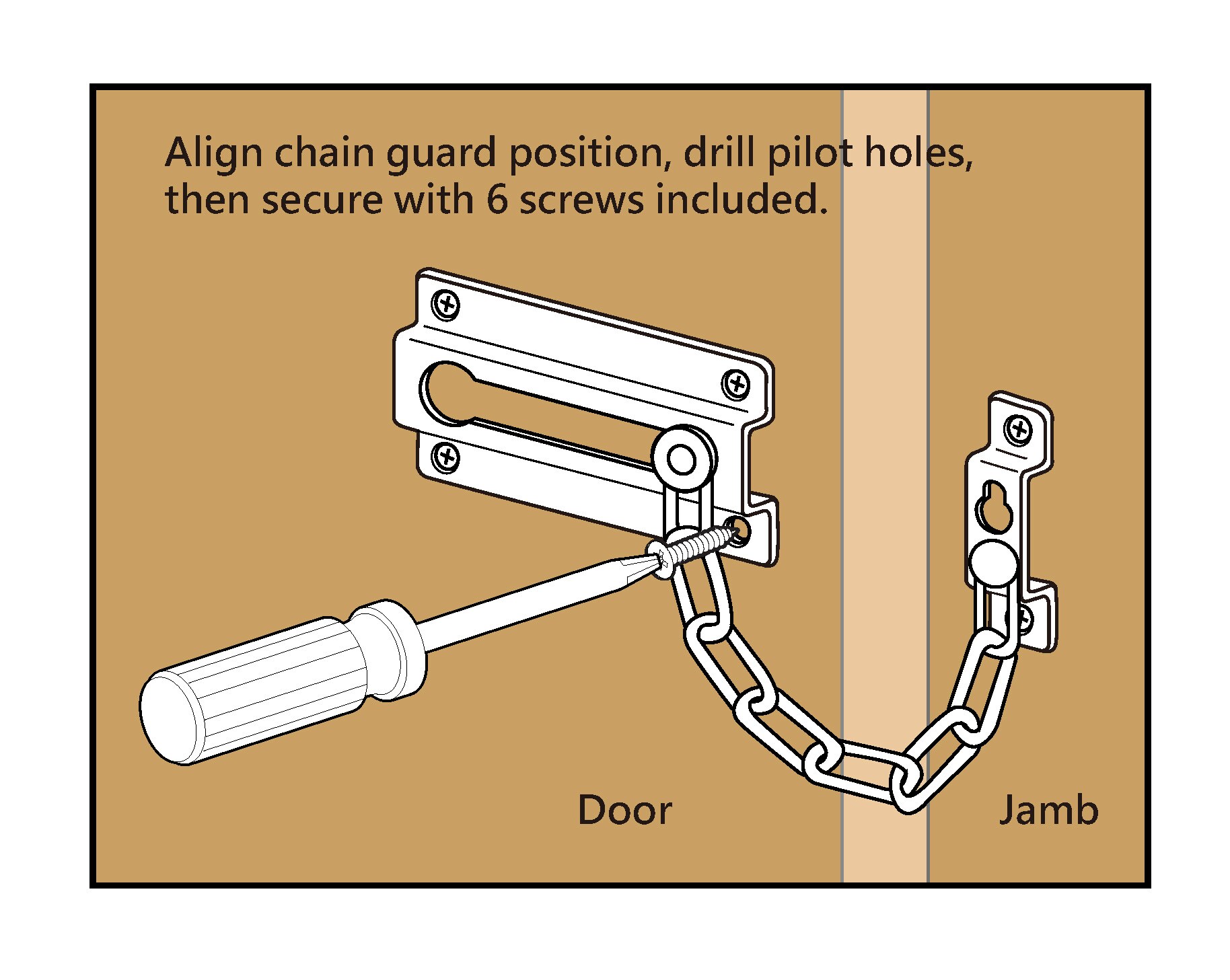 RELIABILT 3-1/3-in Oil-Rubbed Chain Guards