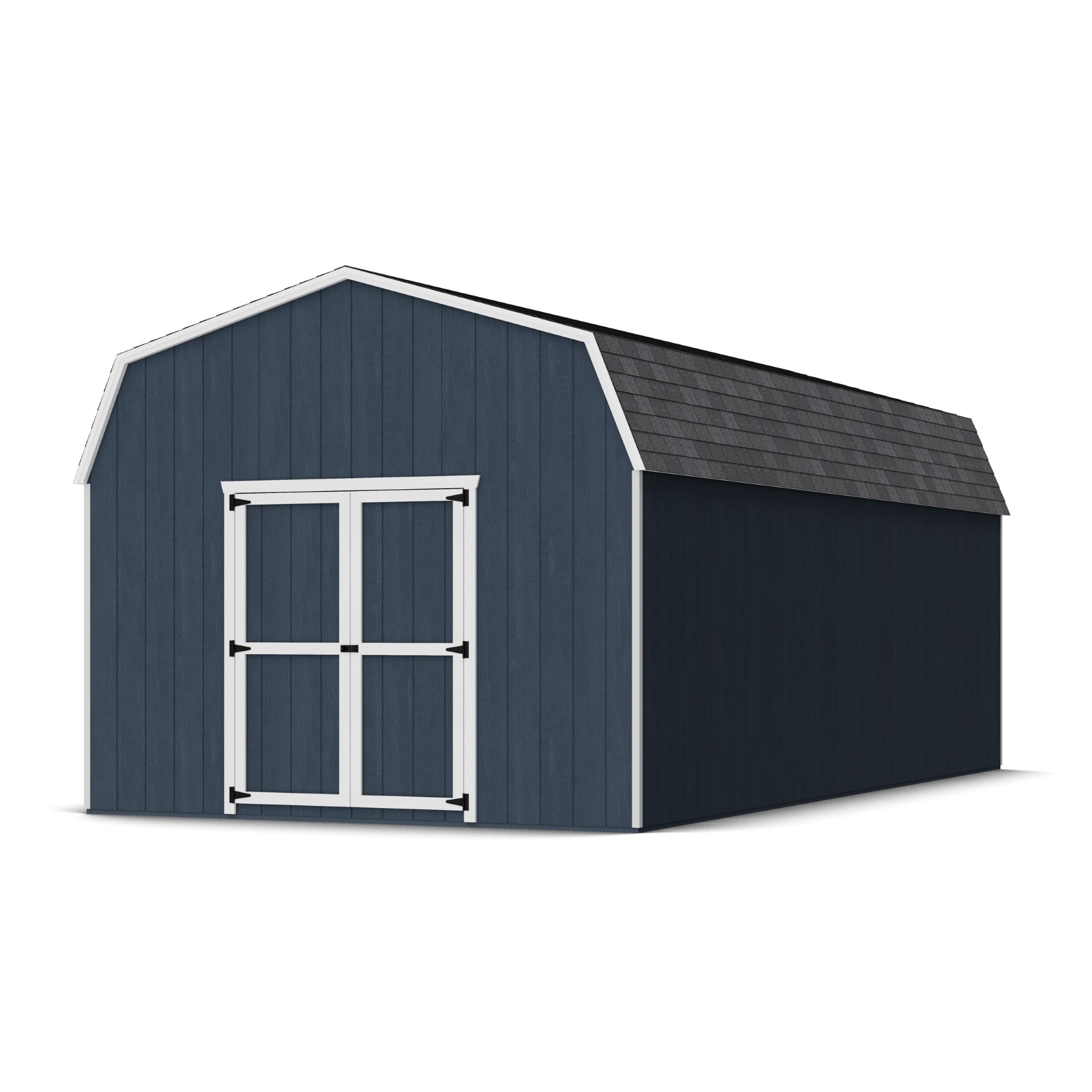 Little Cottage Co 12X24 VGB-6-PC-FK Value Gambrel Barn 12-ft x 24-ft Gambrel Style Wood Outdoor Storage Shed with 2 Doors
