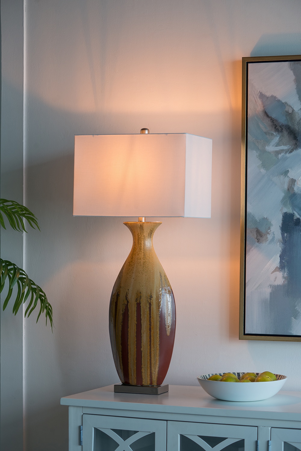 JUSHUA - 16x10x36 inch Ceramic Table Lamp