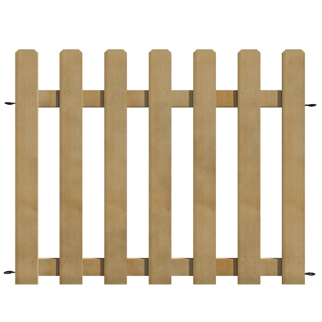 Cedar Dog Ear Fence Panel, Wooden Privacy Fences At Lowe S