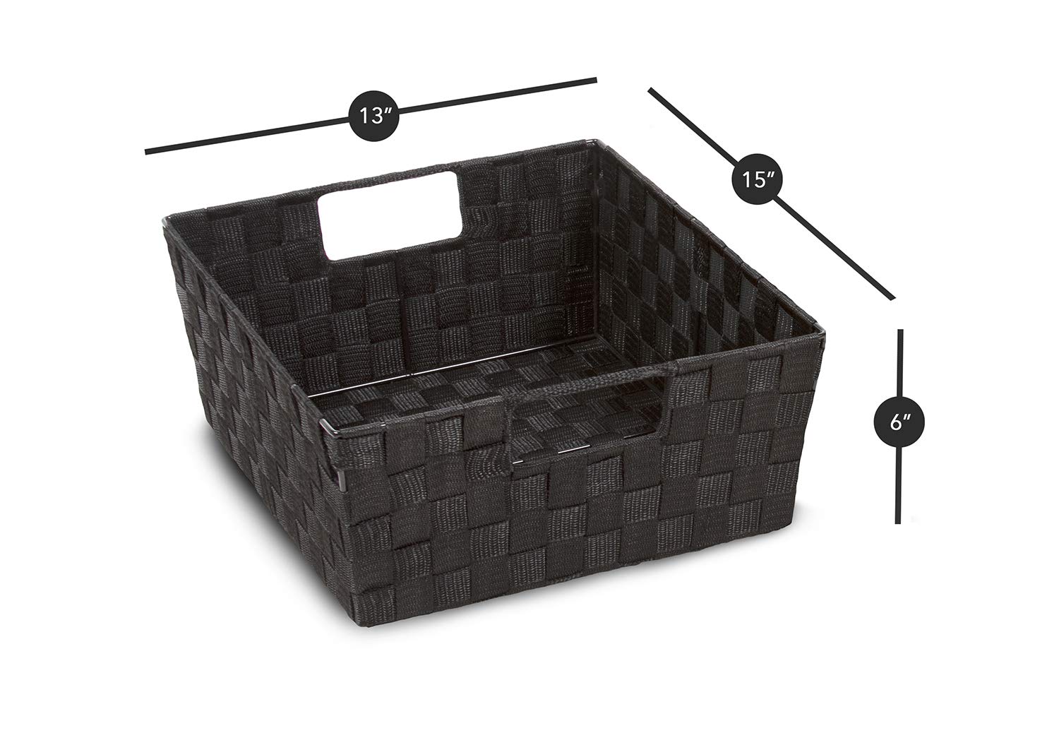 SORBUS WEV3F-BLK Bins-Baskets - View #4