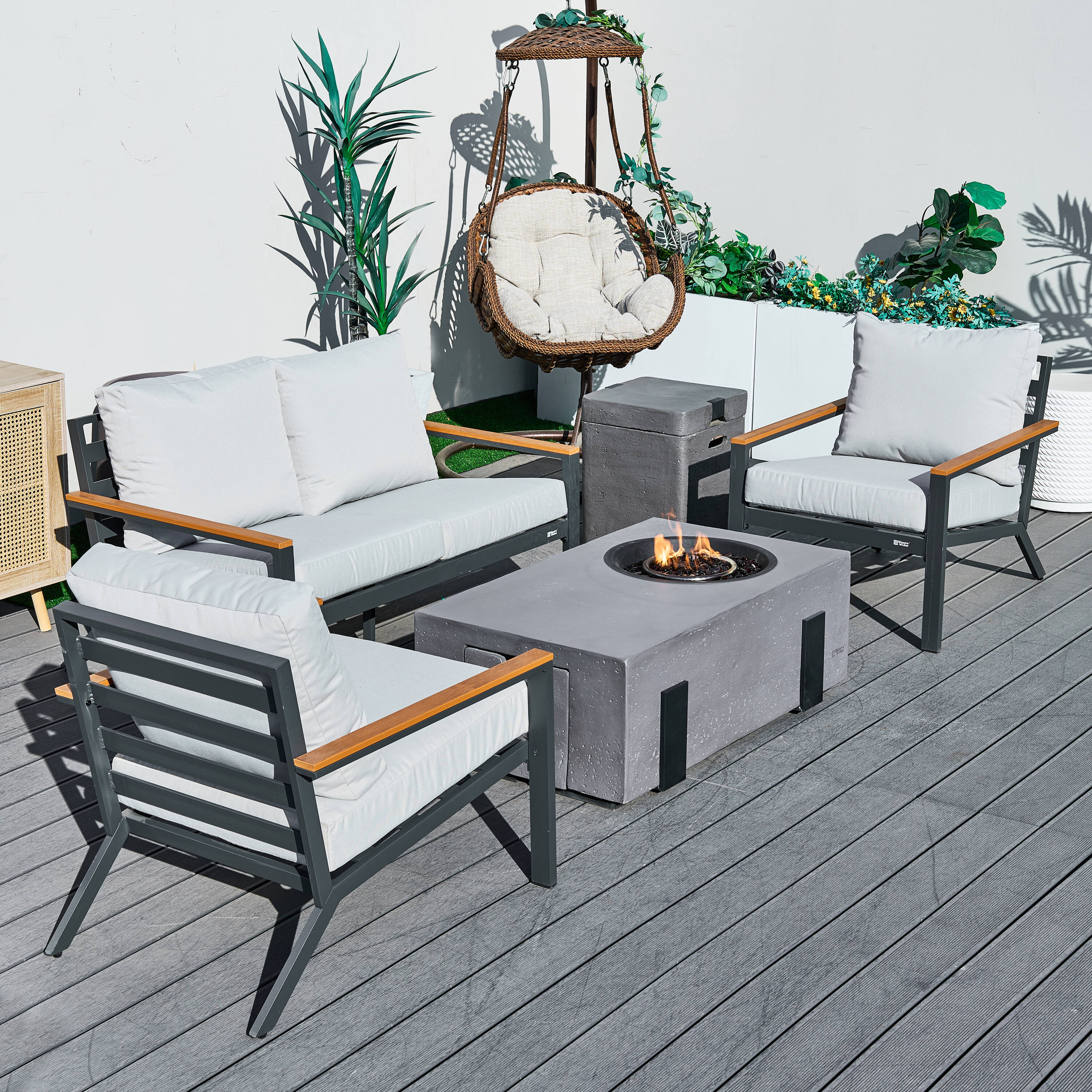 Direct Wicker DWS-2481LS2SC&2355G Patio-Conversation-Sets - View #7