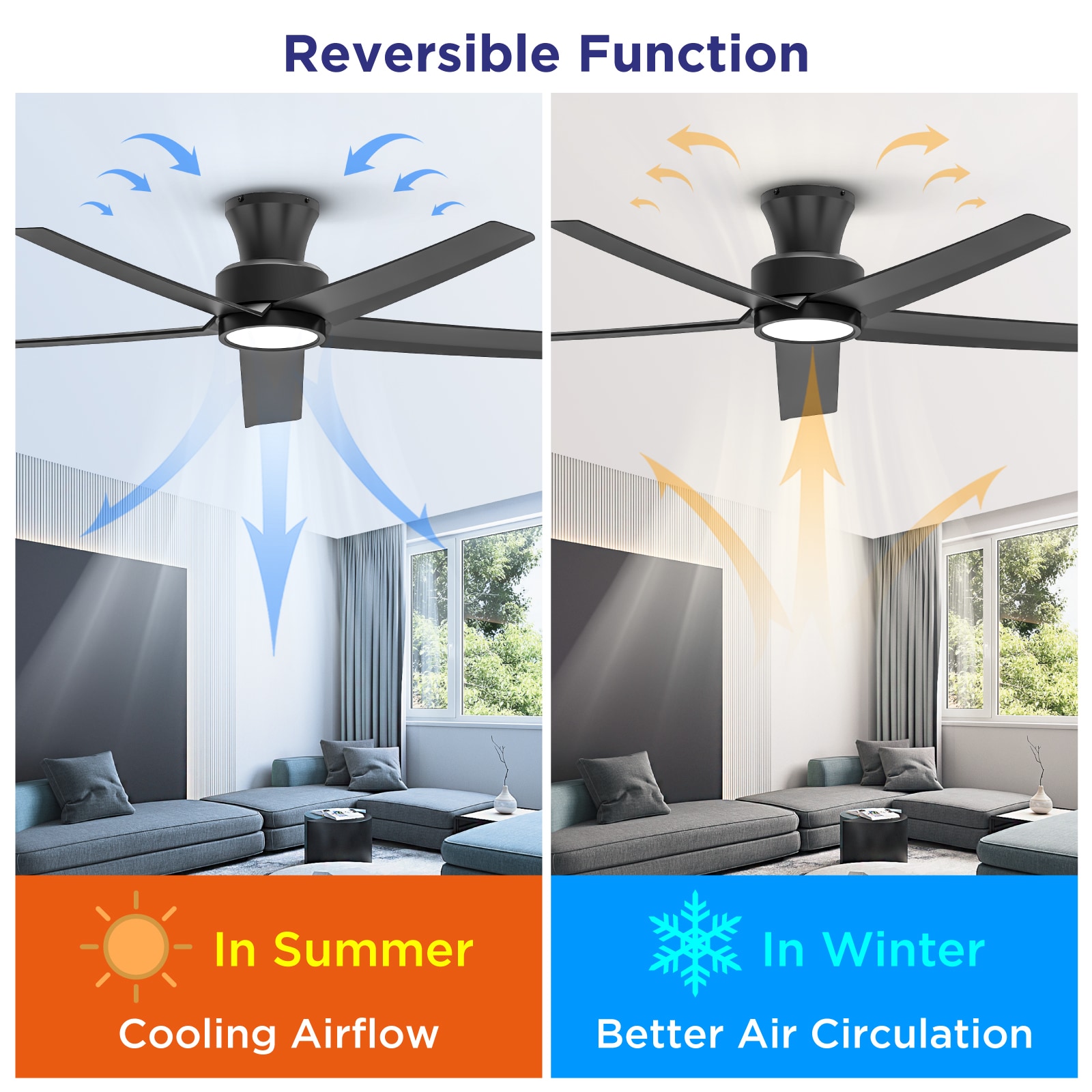TALOYA TLY-WF-BK-X52 Ceiling-Fans - View #3