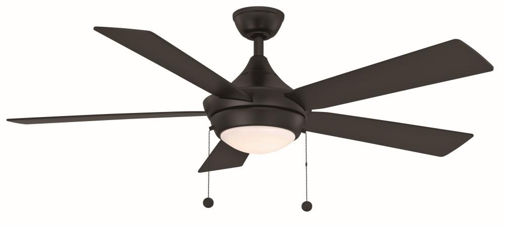 Black Led Indoor Ceiling Fan With Light, Decorative Pull Chains For Ceiling Fans