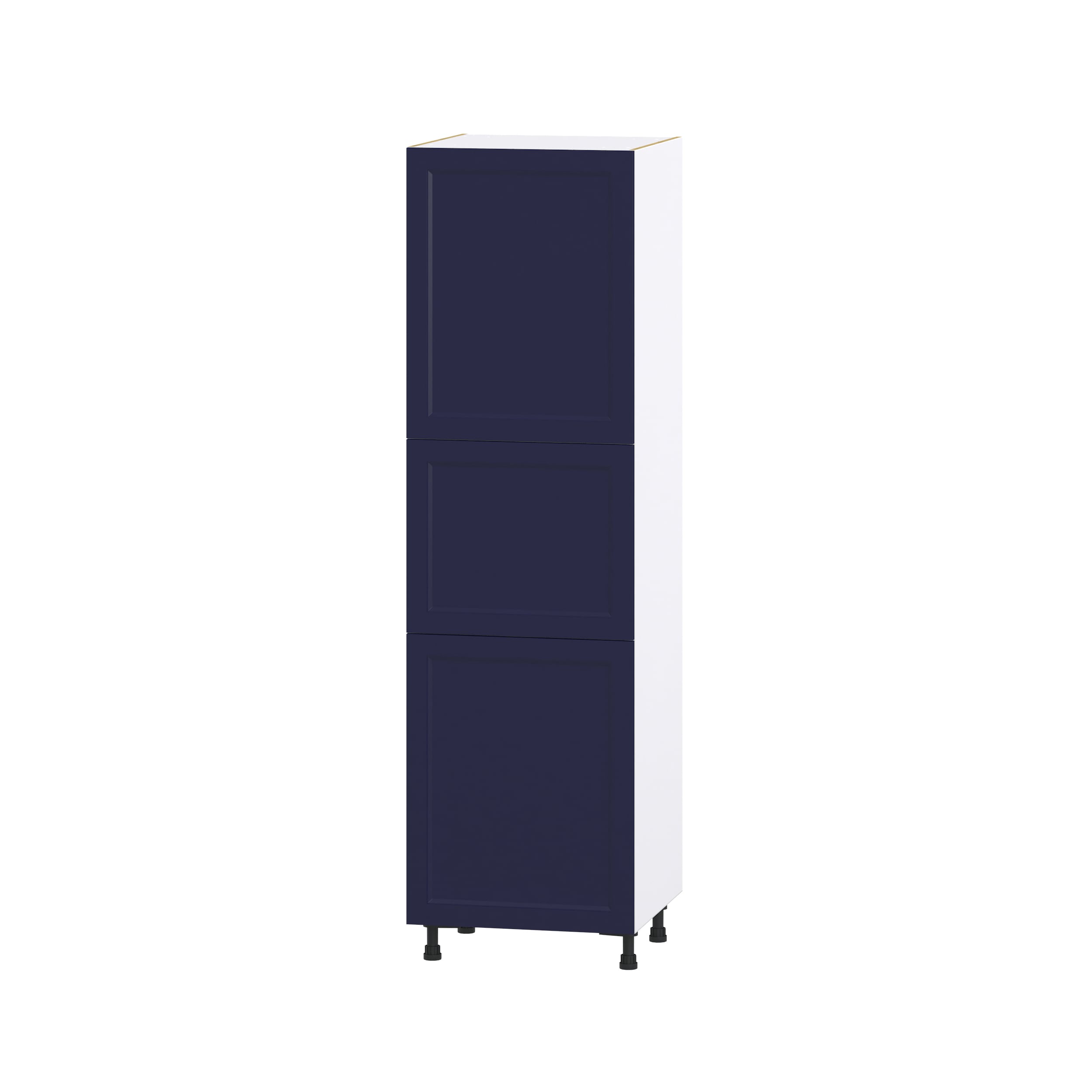 Hugo&Borg DST242484.5(L/R)-LO Lorette 24-in W x 84.5-in H x 24-in D Navy Blue Pantry Fully assembled Cabinet (Recessed Panel Shaker)