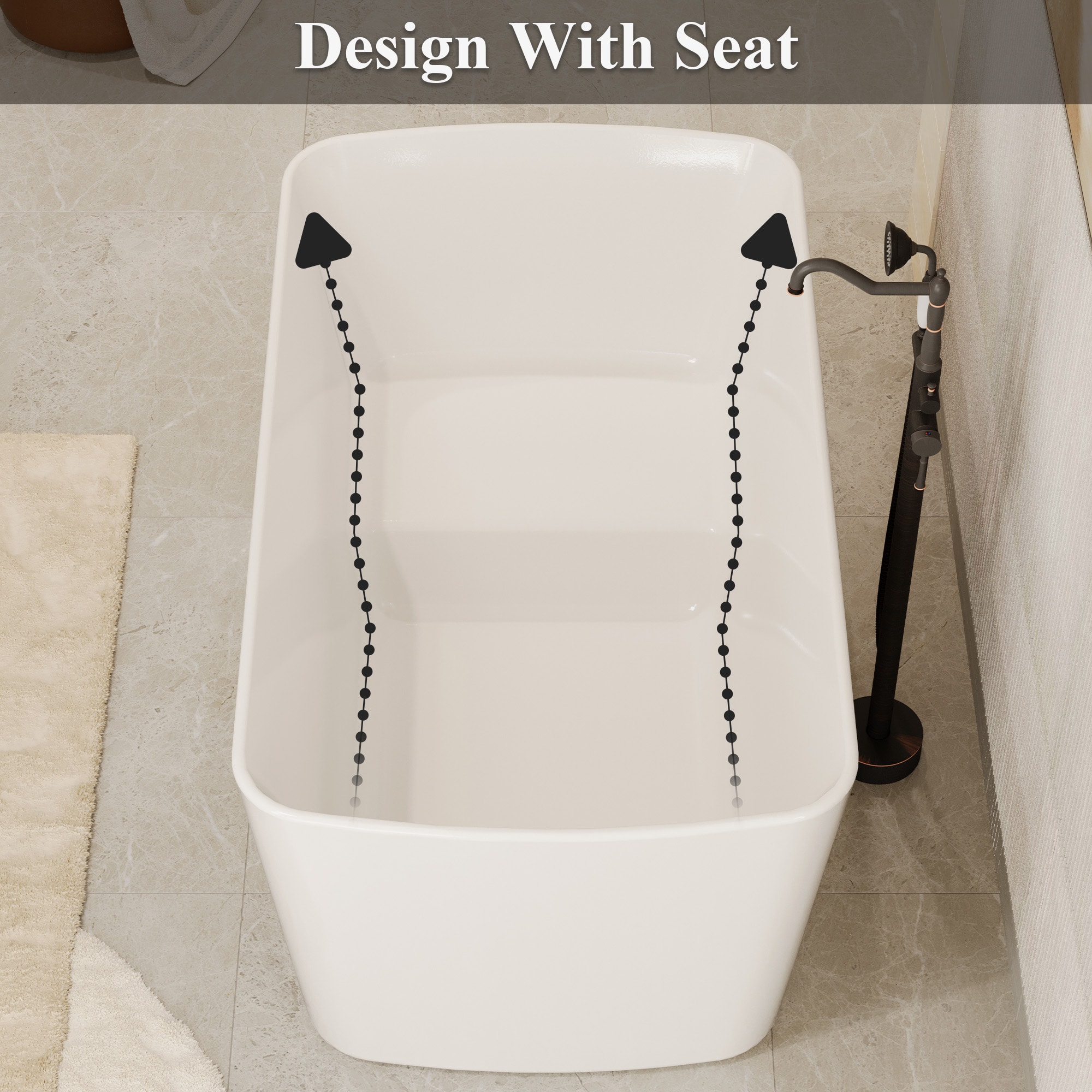 CASAINC CA-BT-79228 bathtubs - View #12