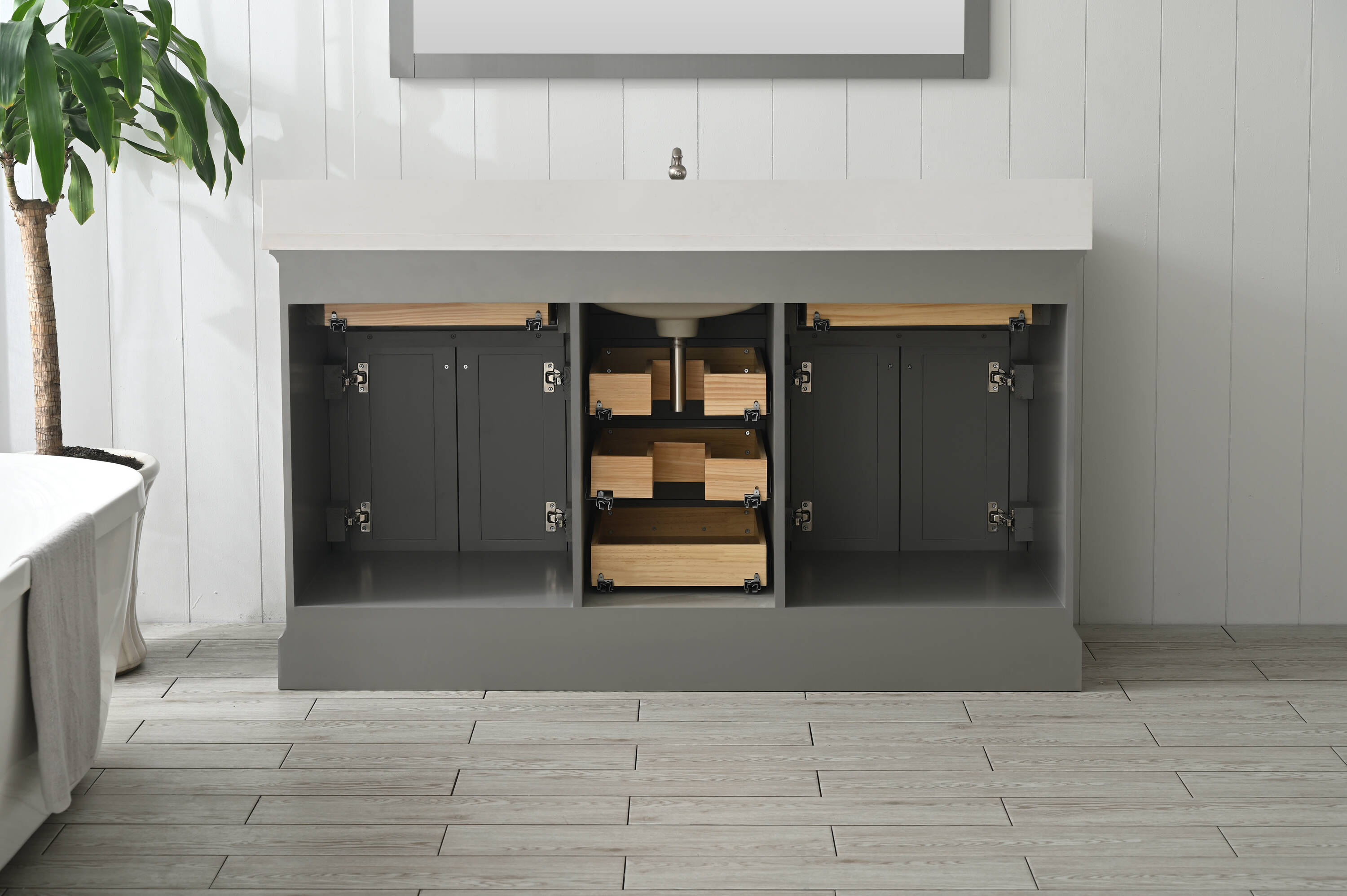 Design Element ML-60S-GY Bath-Vanity-Combo - View #11