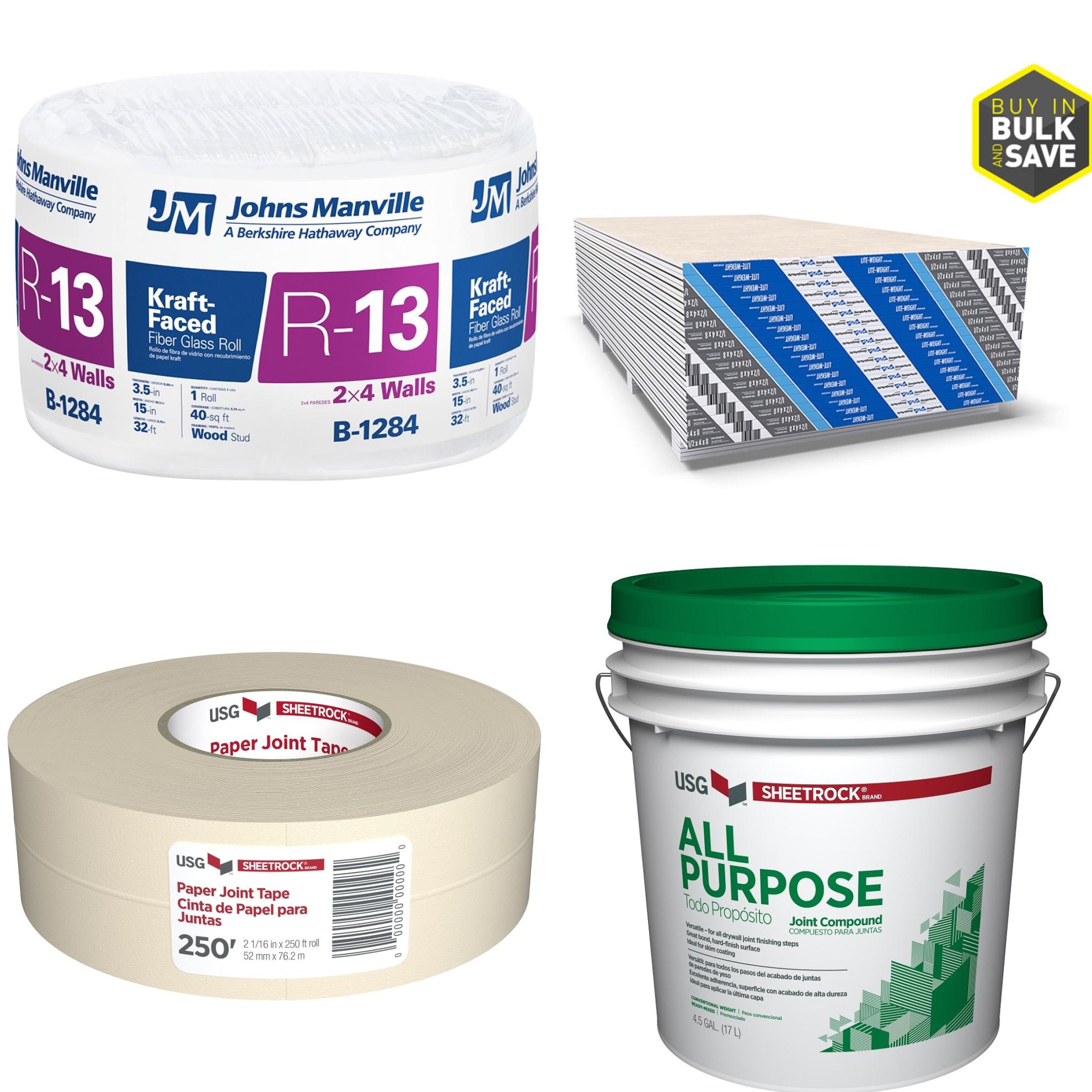 ToughRock  Insulation & Drywall Starter Kit
