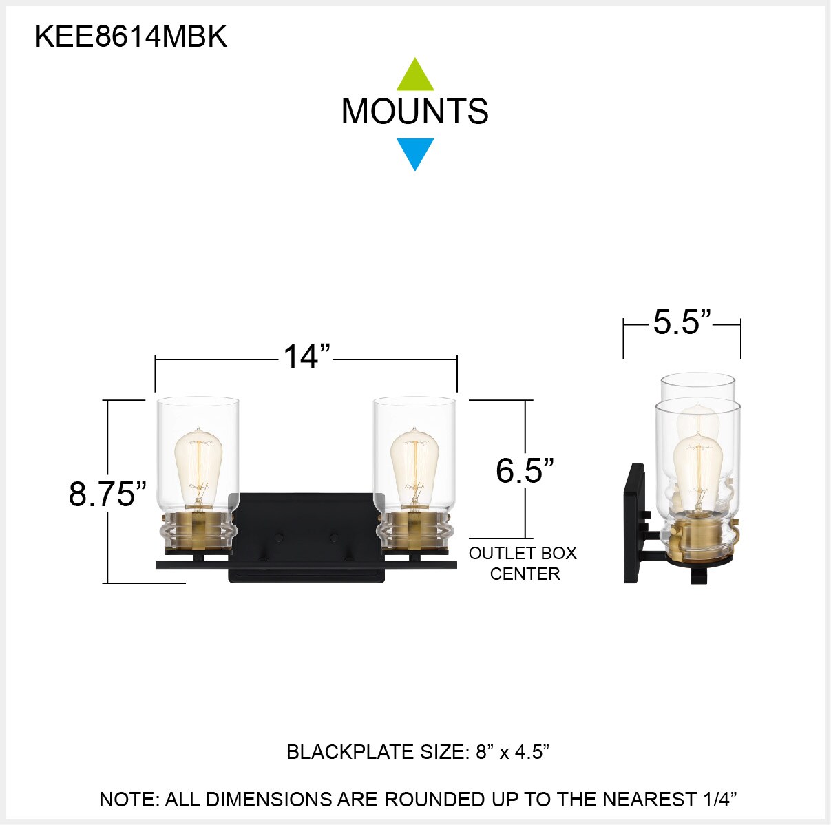 Quoizel KEE8614MBK b089995 - View #9