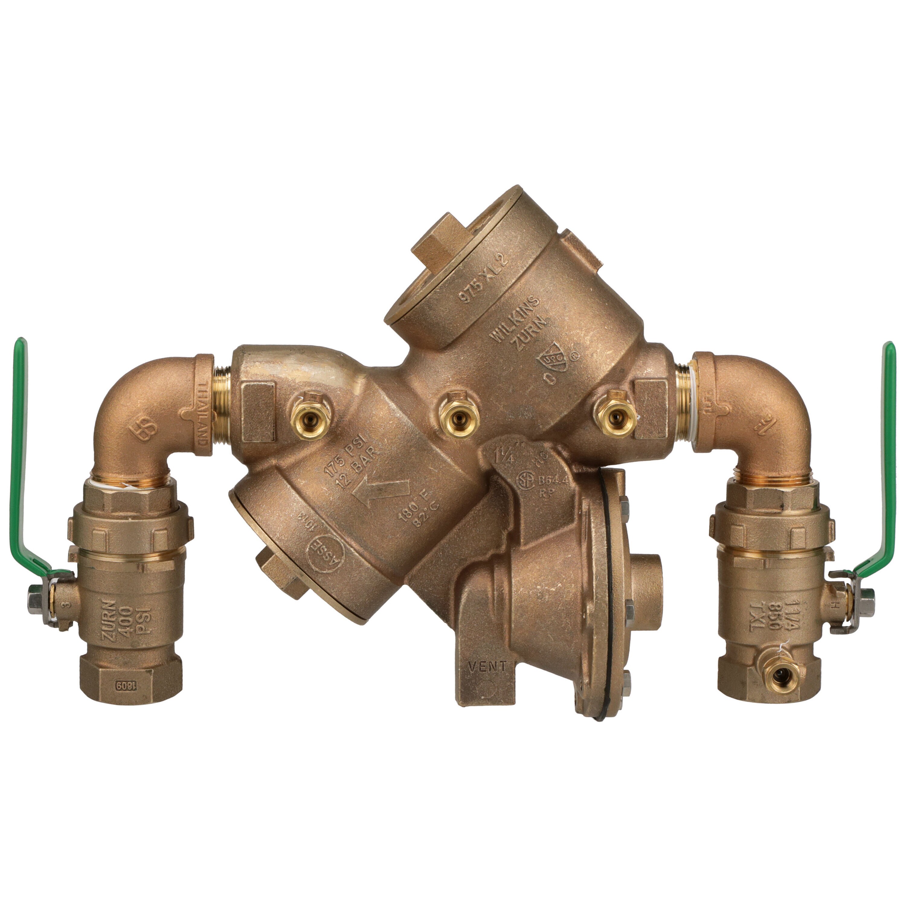 Zurn Wilkins 1-1/4-in Bronze FNPT Backflow Preventer in the Backflow ...