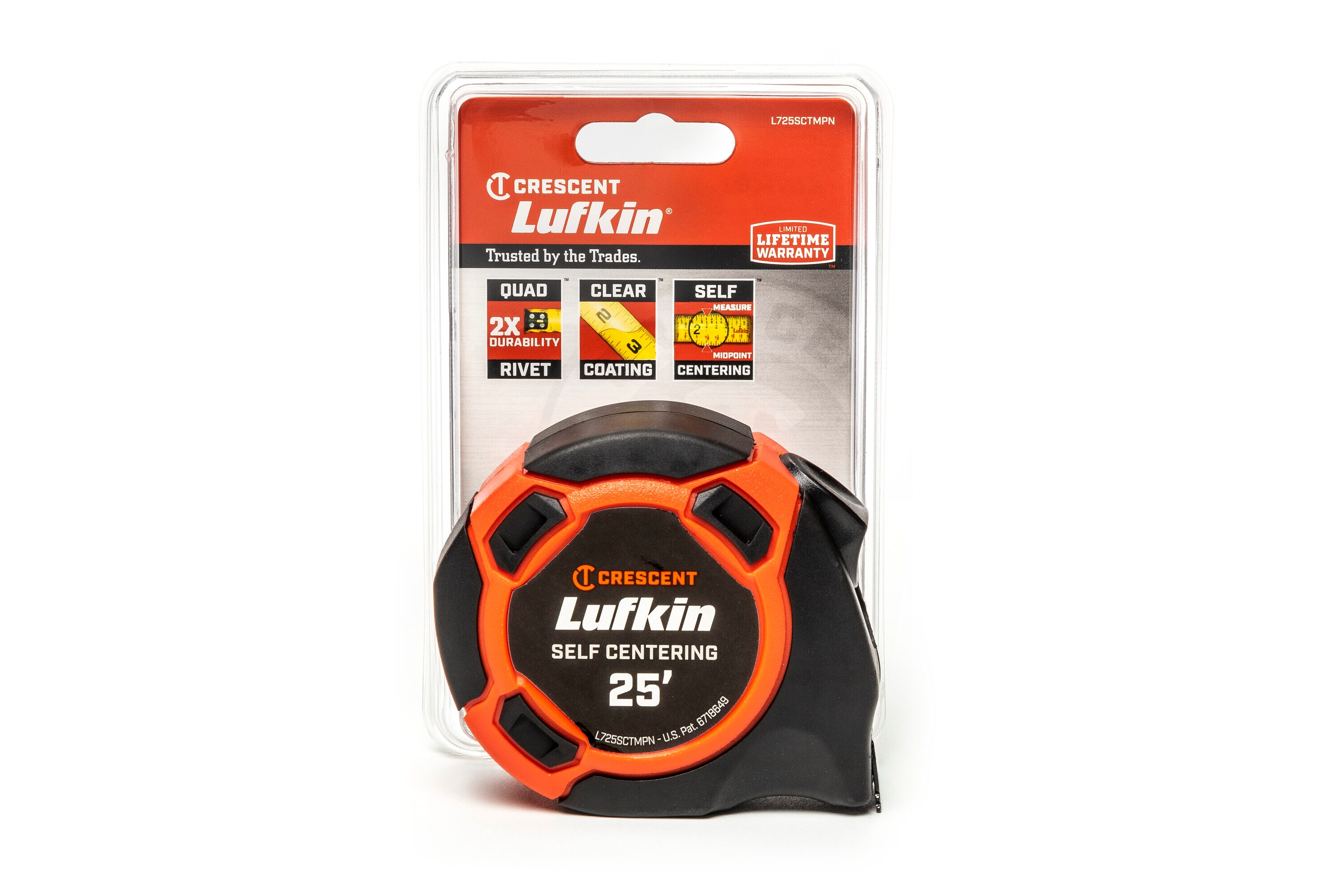 1W Blade Self-Centering Tape Measure 182-L725SCTMPN Measurement Tape •  Price »