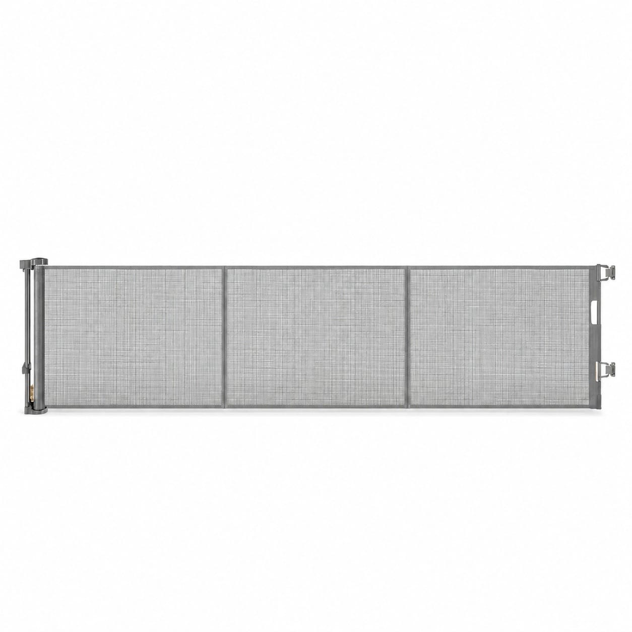 Etokfoks  80 in x 28 in Retractable Mesh Pet Gate Indoor Outdoor Scratch Resistant 1 Pack Safety Gate