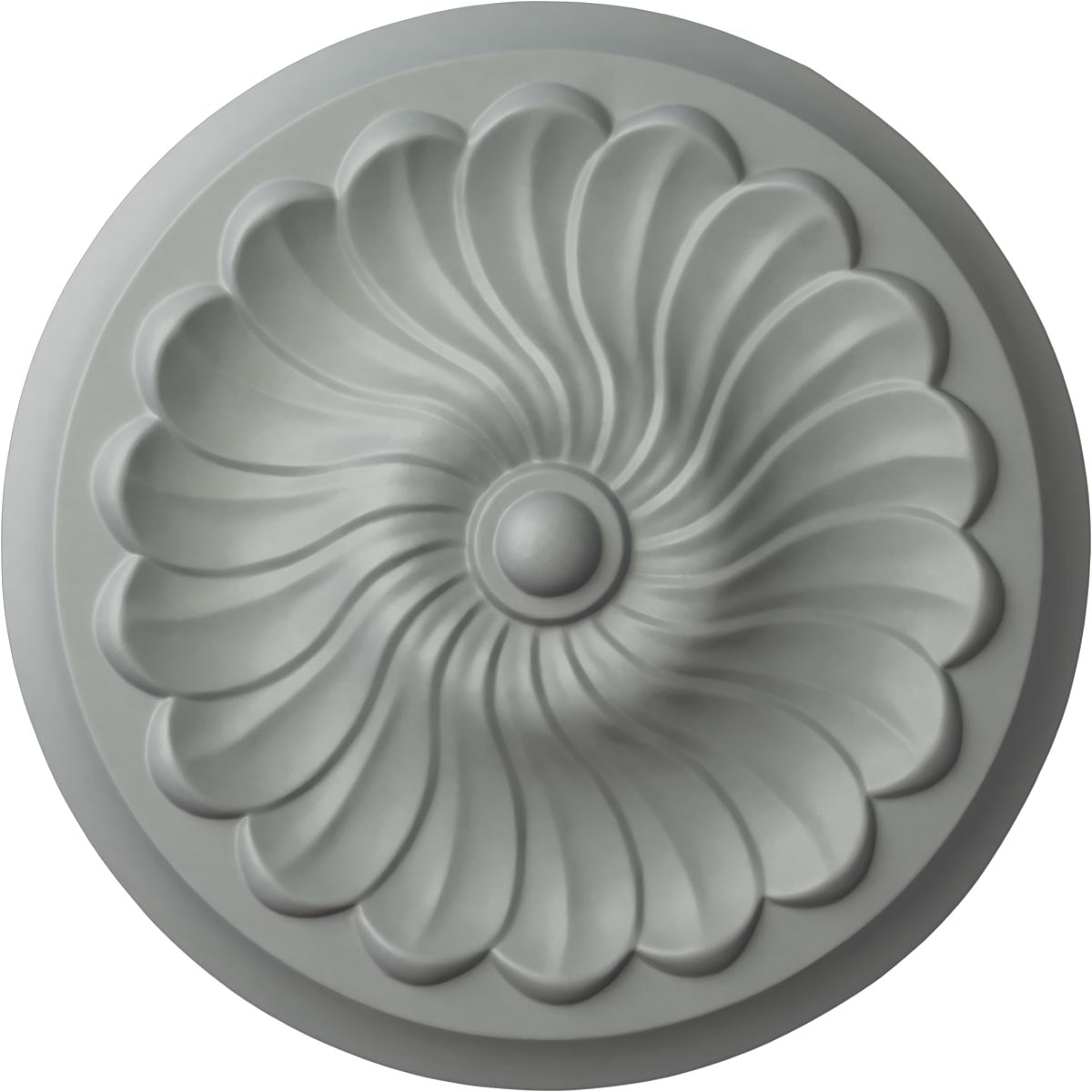 Ekena Millwork CM12FL Flower 12.25-Inches W x 12.25-Inches L Traditional Primed Urethane Whole Ceiling Medallion