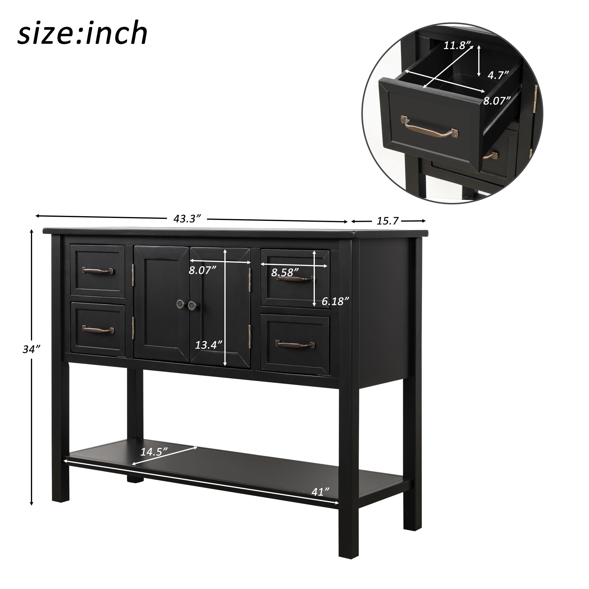 Yiekholo LL-0018AAB Console-Sofa-Tables - View #8