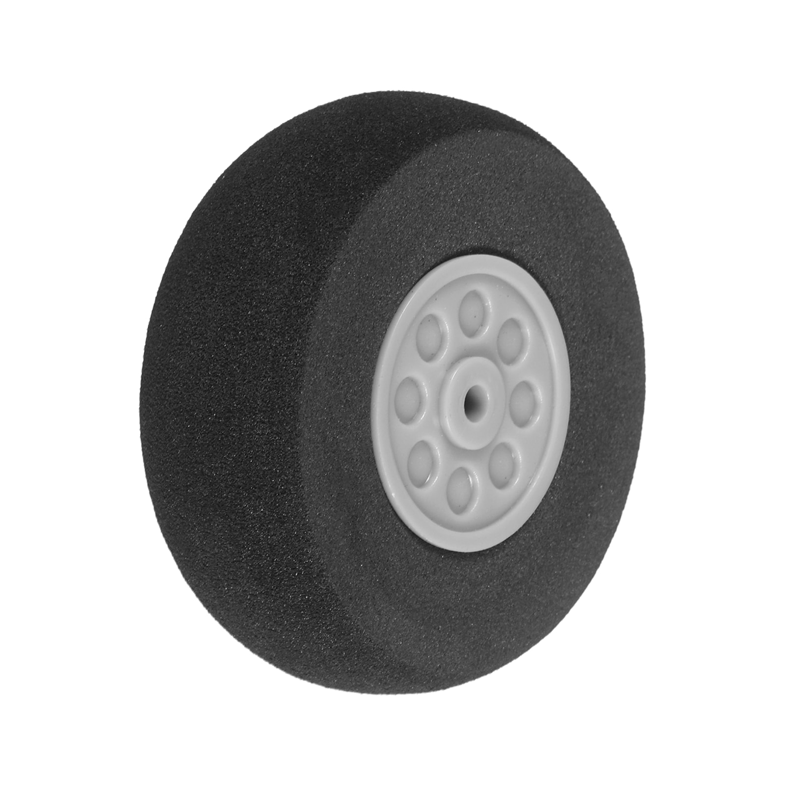 Unique Bargains RC Airplane Wheels 1.97 Inch OD 0.75 Inch Thickness 0.12 Inch Hole RC Airplane Aircraft PU Sponge Wheels Tire Tail Undercarriage RC Foam Replacement Kit for DIY Plane Helicopter 1pc #S26081200UX3899