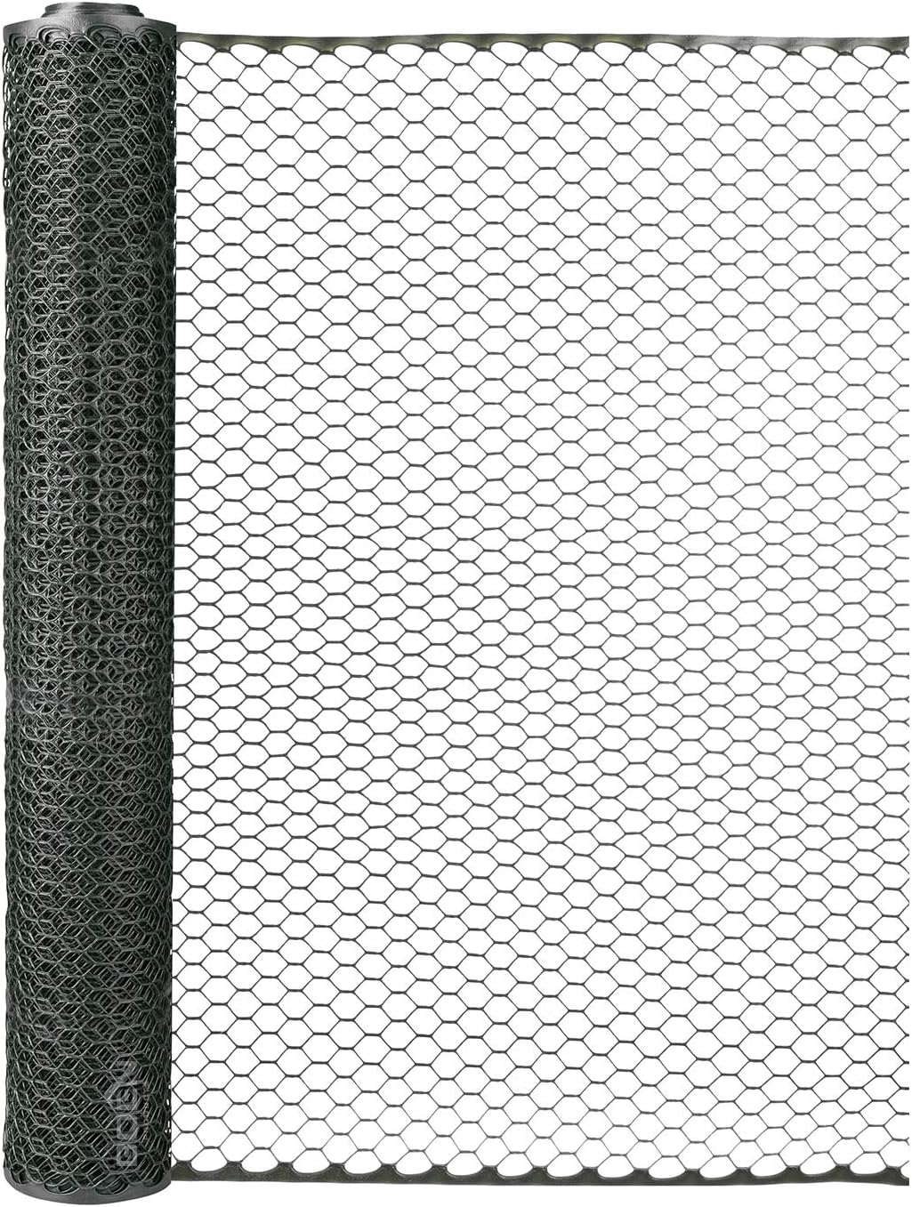 BOEN 25 Ft X 4 Ft 6 Gauge Black Plastic Extruded Mesh Rolled Fencing In   66104617 