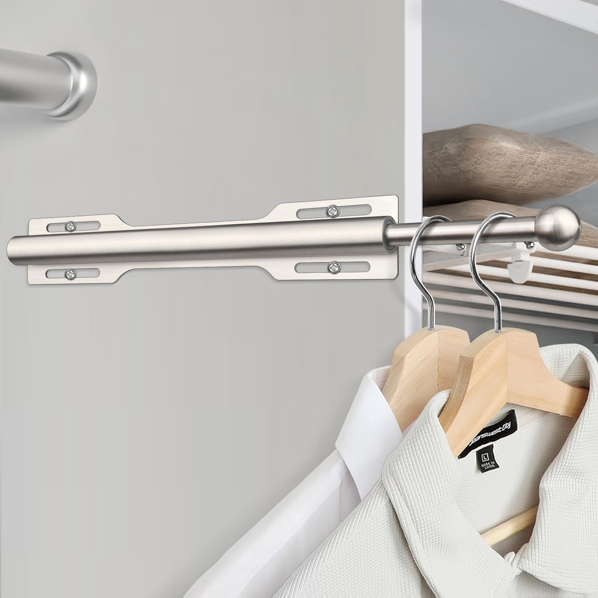 Wudkey L4-JB0X0Z Wire-Closet-Hardware - View #3