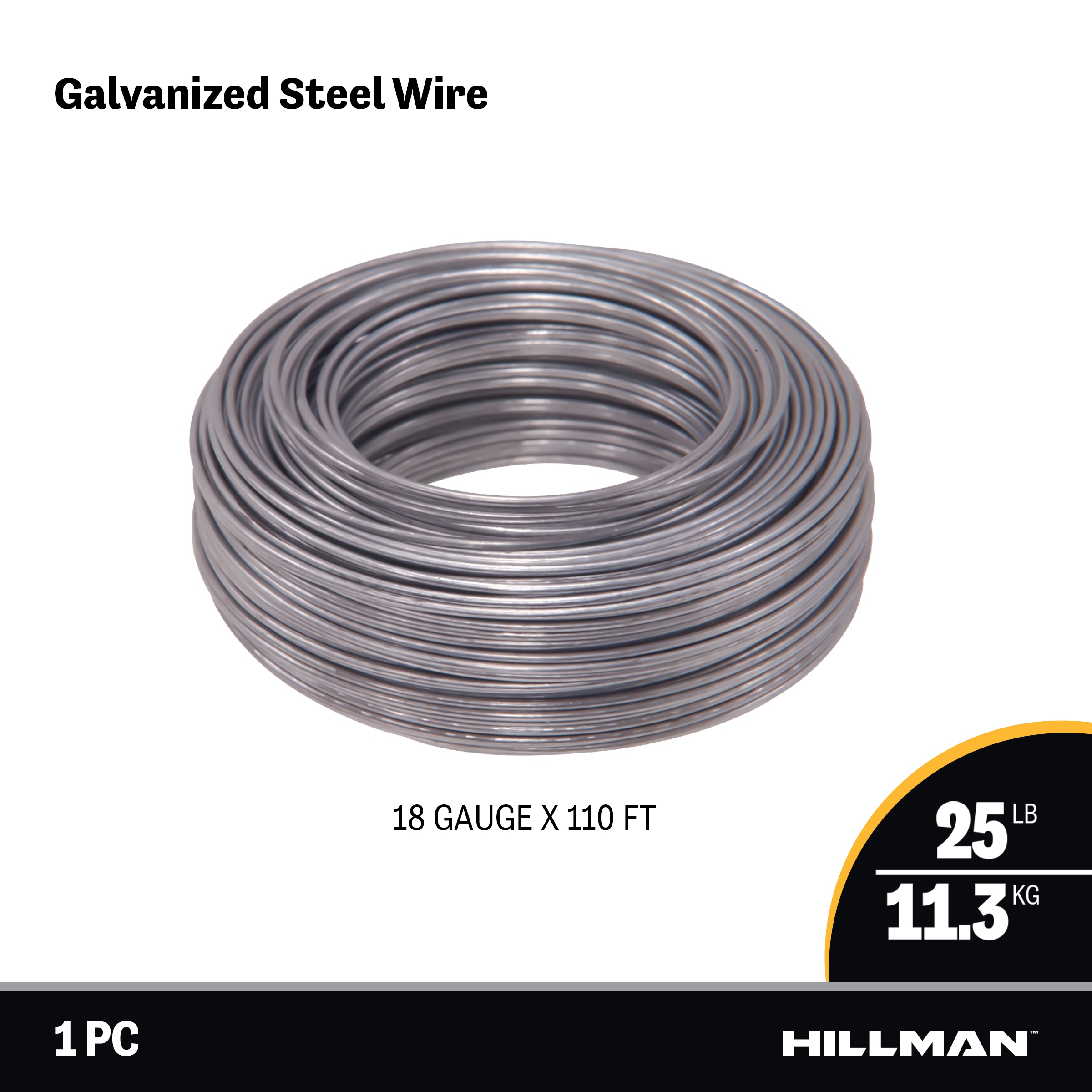 Hillman 14lb Copper Wire 18 Gauge 25 Feet