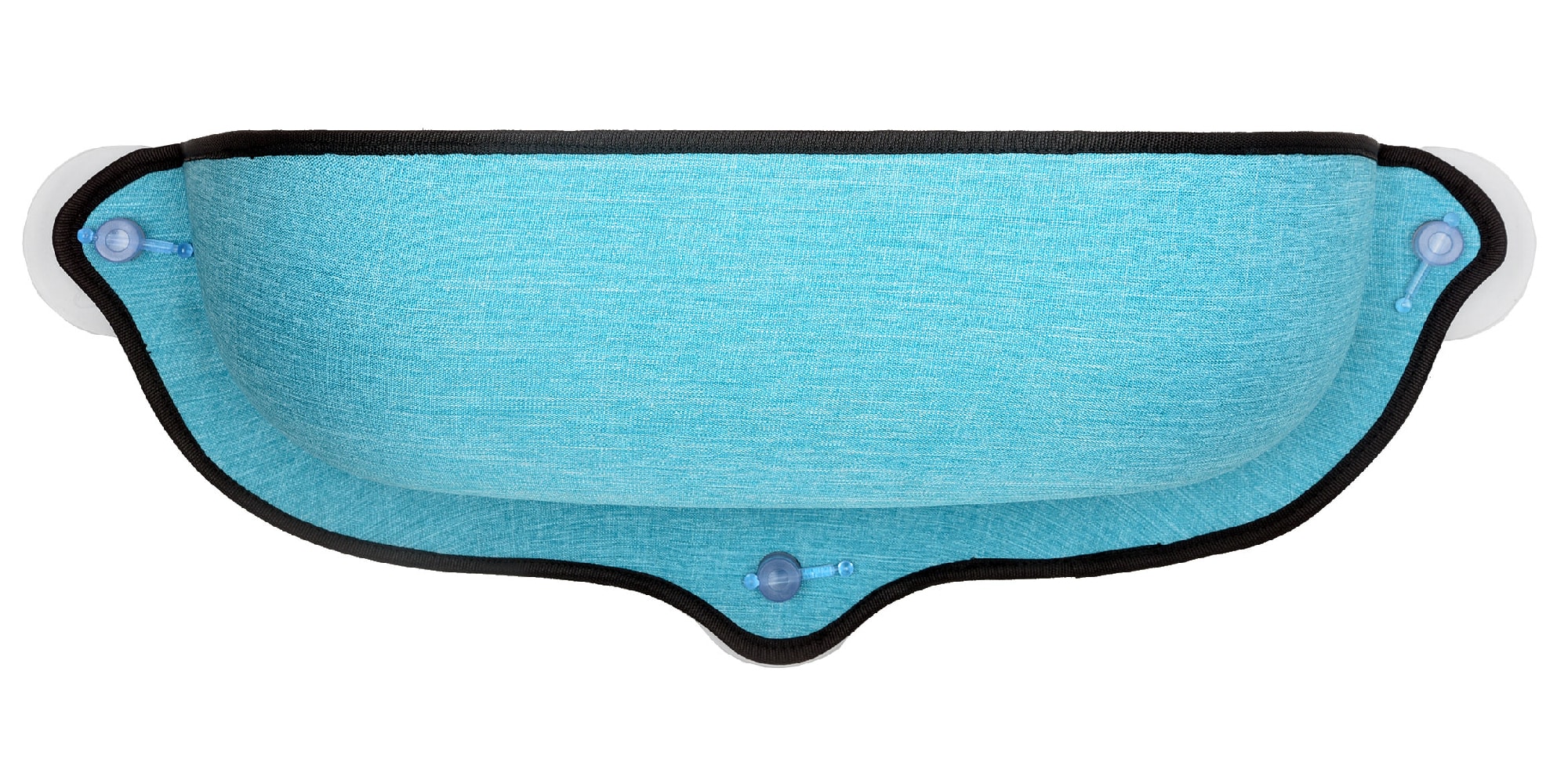 Pet Life CA5BL Rectangular Blue Perch Cat Bed ( Small )
