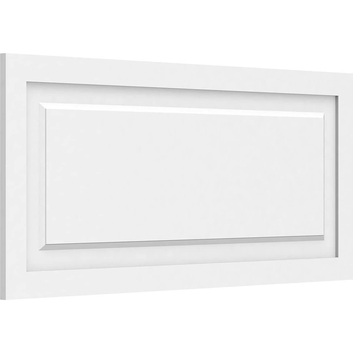 Ekena Millwork WALP40X18X062HAR 40-in x 18-in Smooth Paintable/Stainable White PVC Fretwork Wall Panel (
