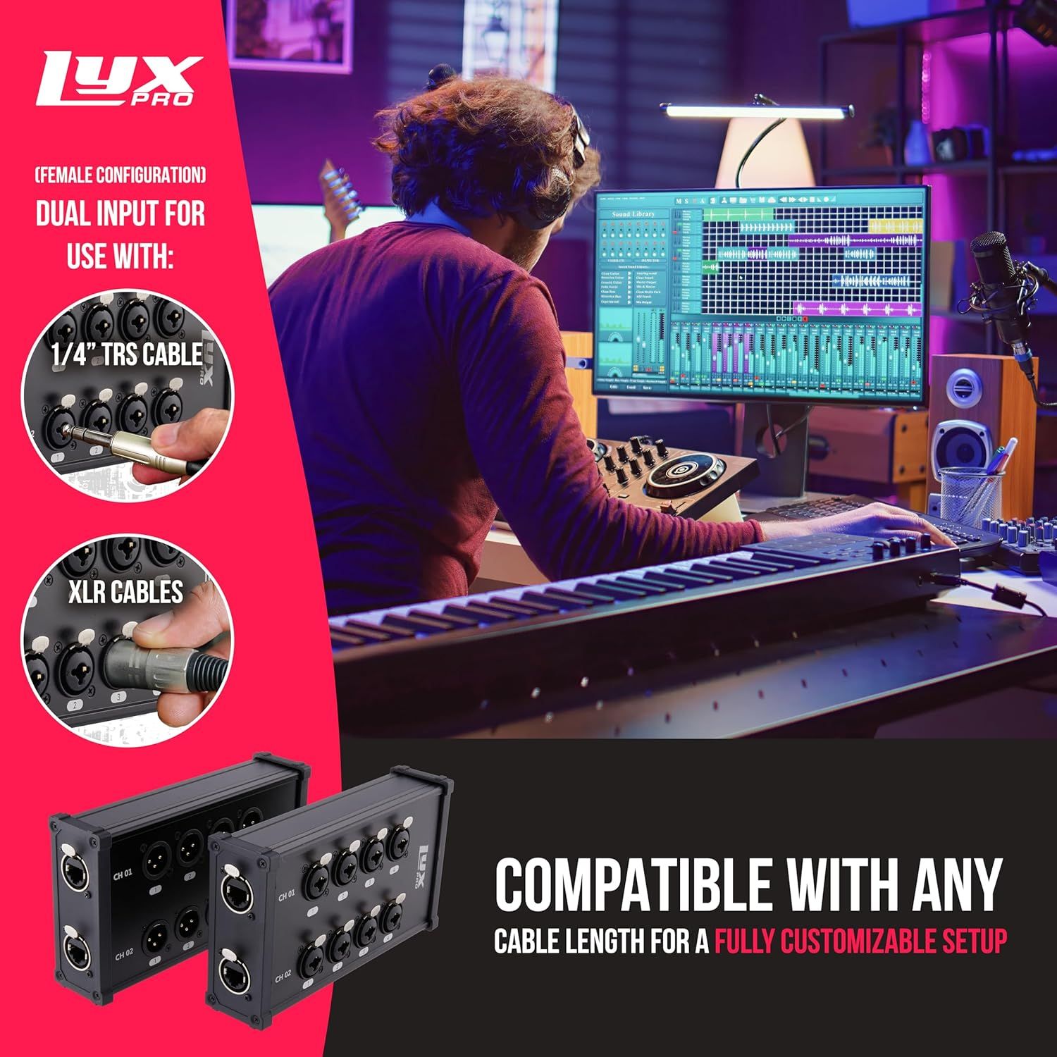 LyxPro LYX8EC12 Stereo-Audio-Cables - View #3