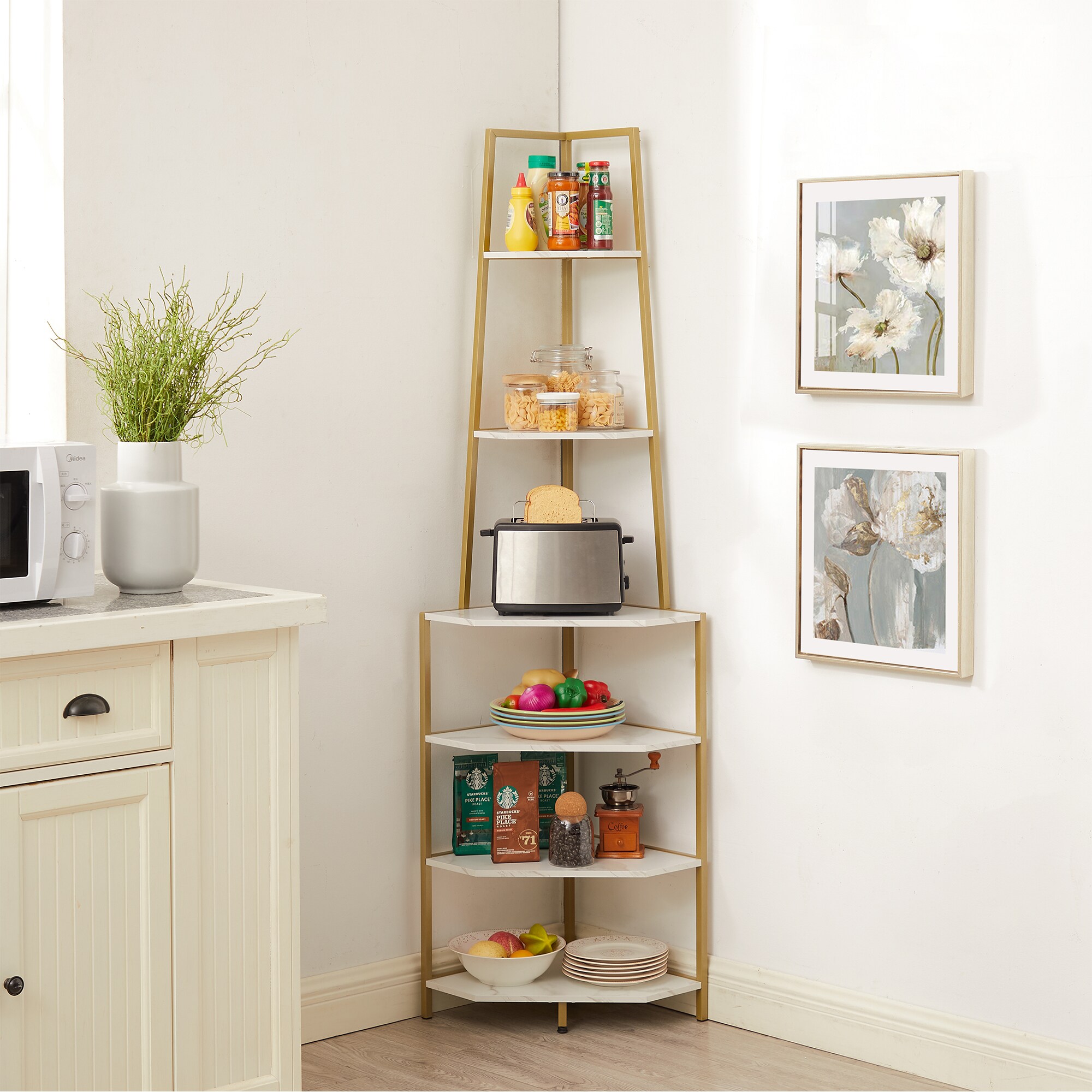 Vecelo LOE-XF-CCS03-GLD bookcases - View #8