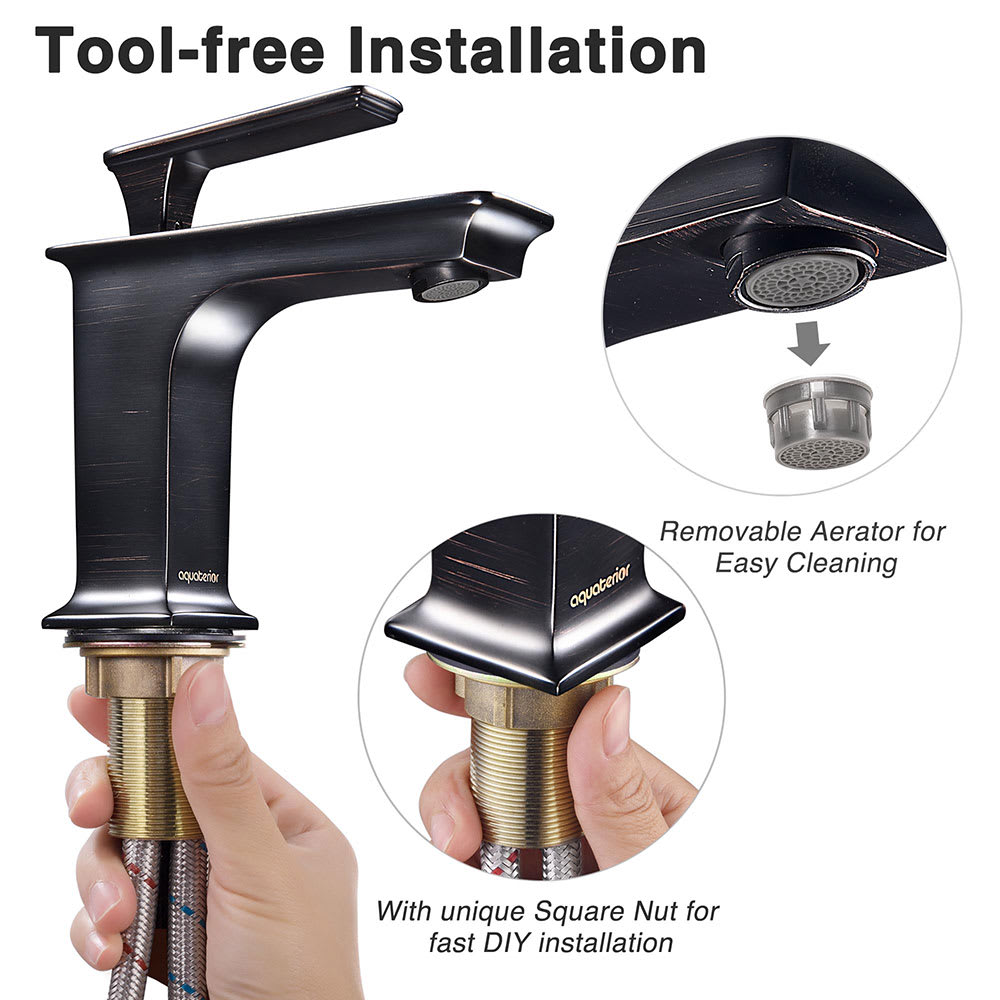 Yescom 81FH1013-4-4-ORB-LO Lavatory-Faucets - View #2