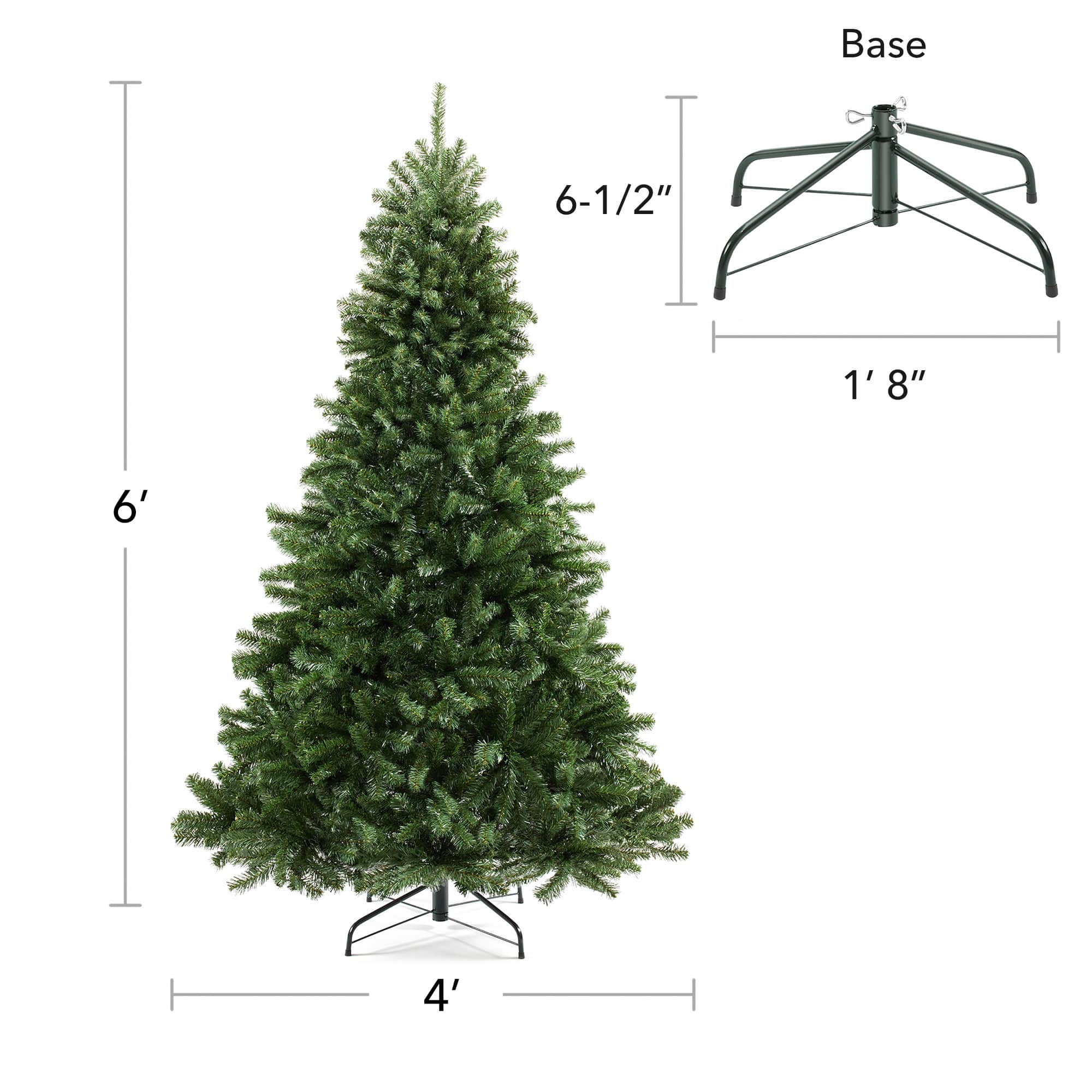 Casafield SZN-TR-116 Artificial-Christmas-Trees - View #6