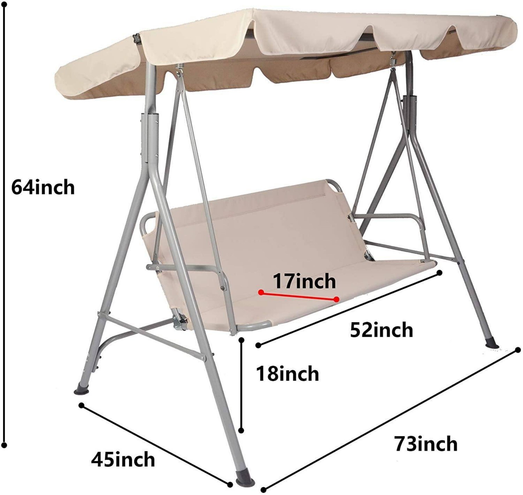 Maocao Hoom JLHXSTTP Replace-Porch-Swing-Glider-Tops - View #4