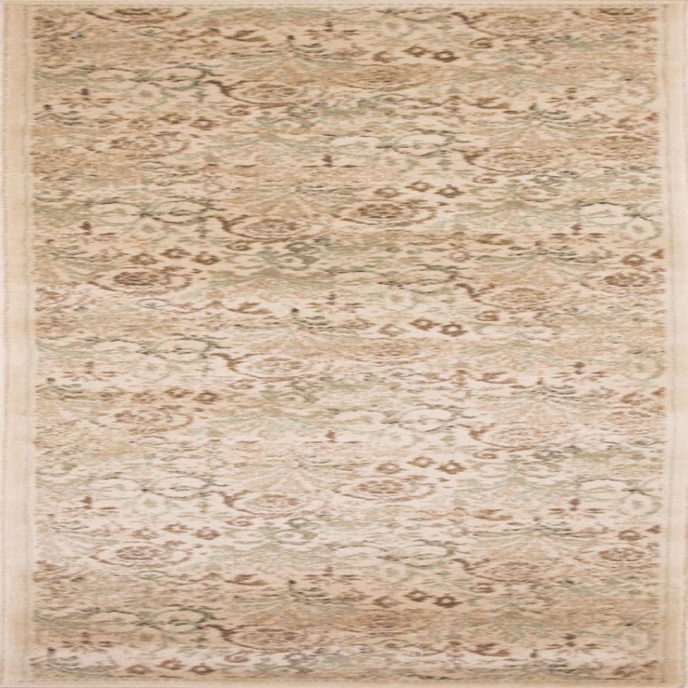 HomeRoots 353497 Bernadette 2 X 7 (ft) Ivory Indoor Distressed/Overdyed Runner Rug