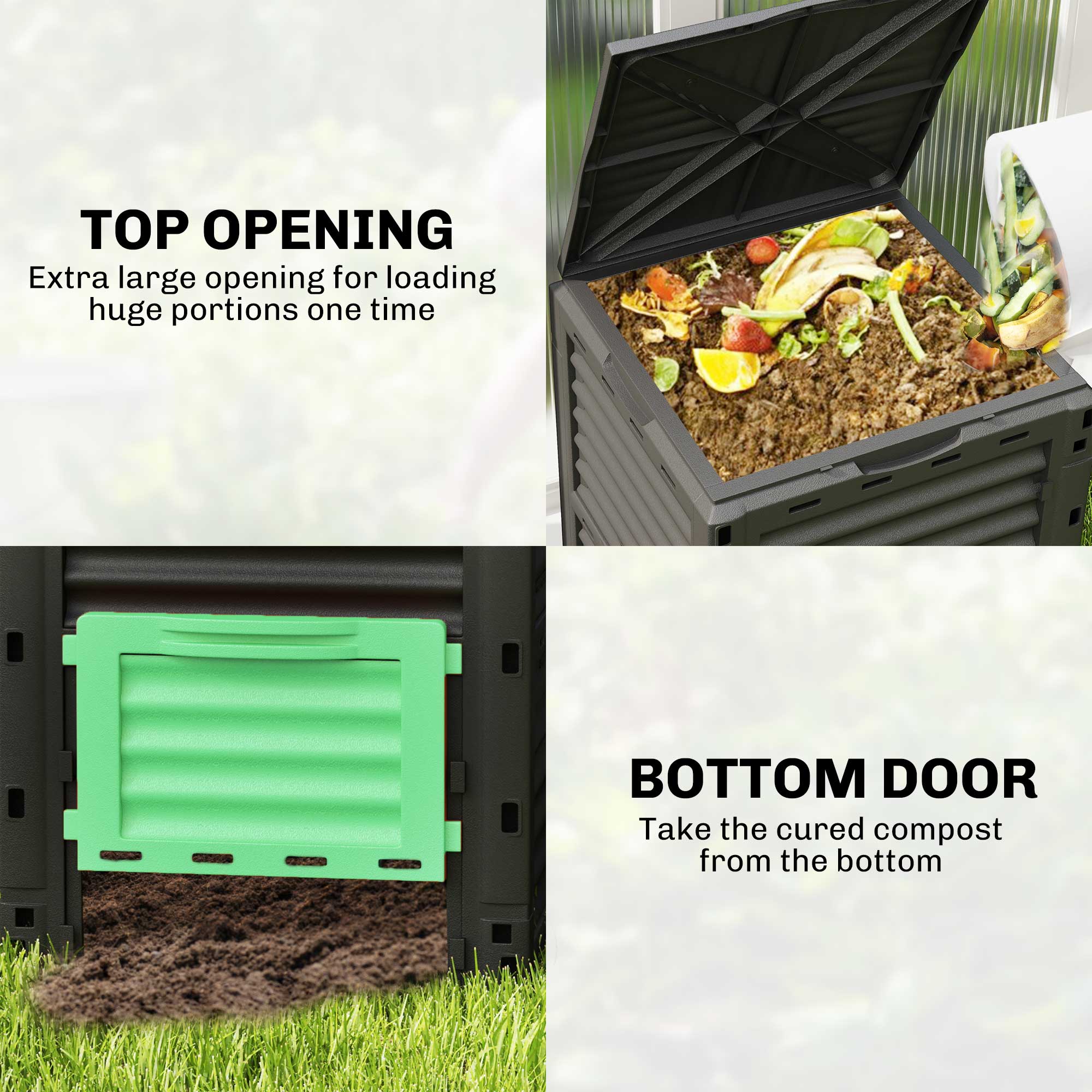 Outsunny 845-491V00YG composters - View #3