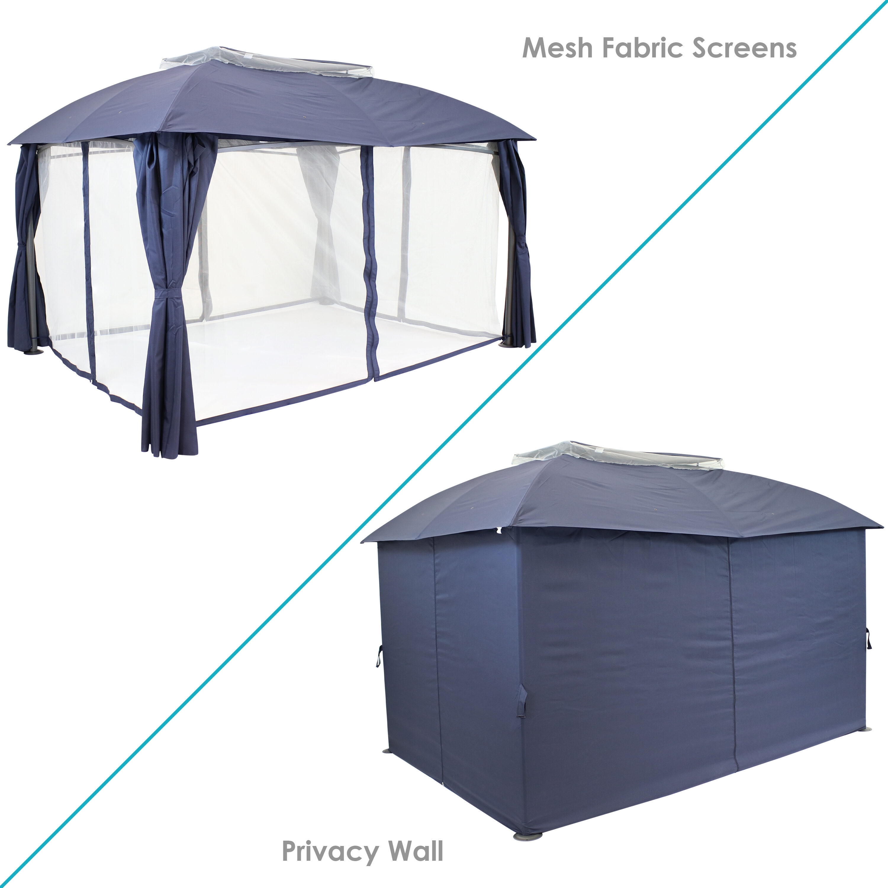 Sunnydaze Decor CRE-645 Wood-Resin-Gazebos - View #7