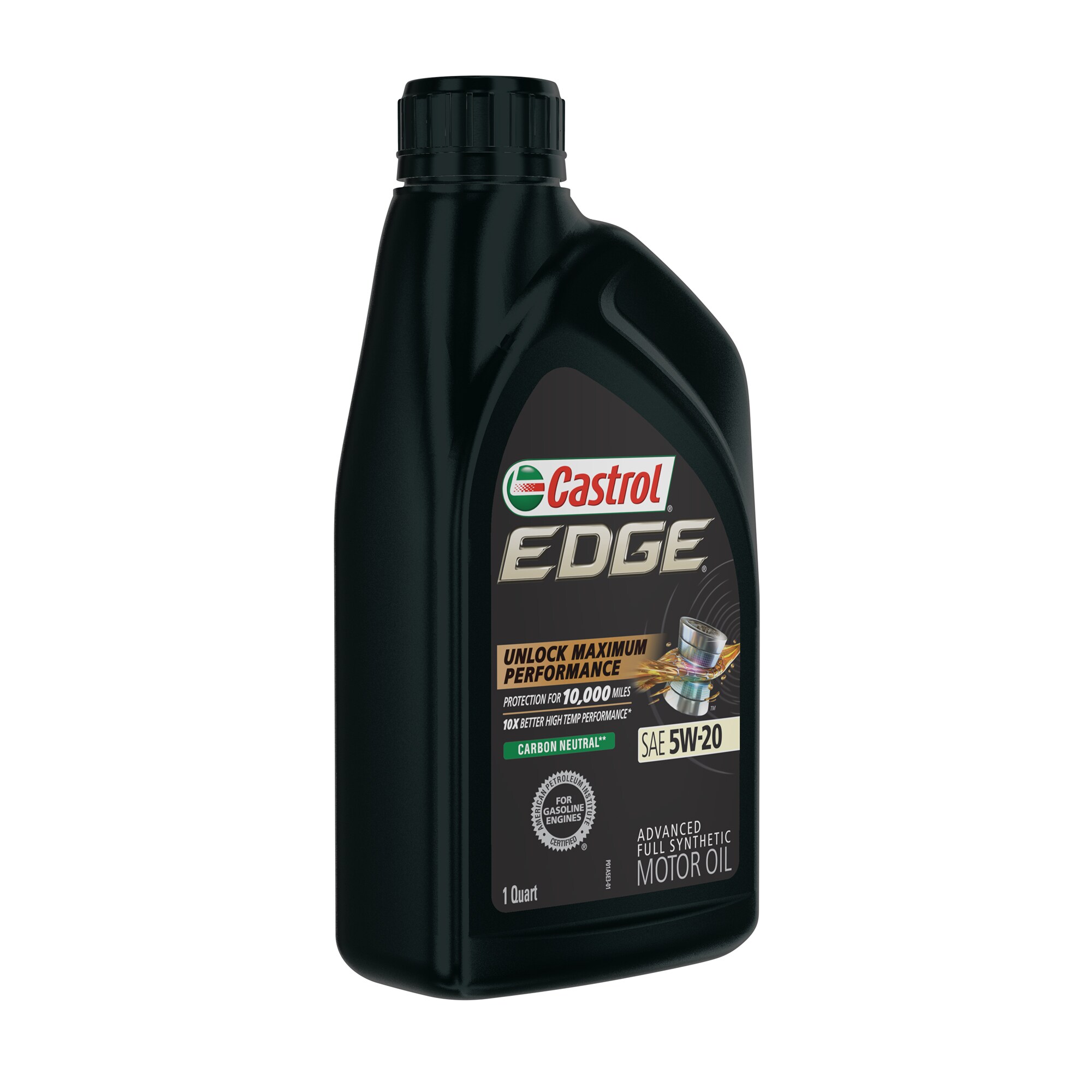 CASTROL EDGE 5W-20 Motor Oil - Quart Size | Reduces Metal-to-Metal ...