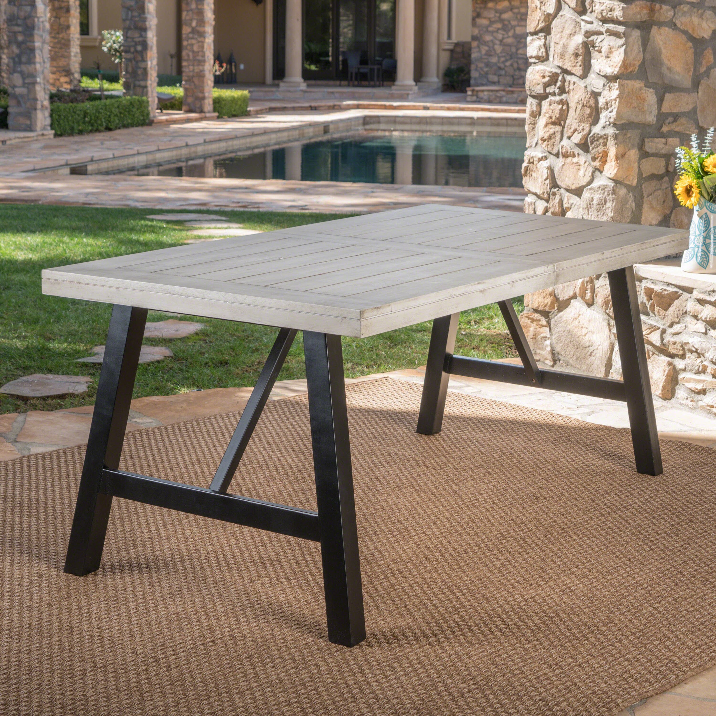 Direct Wicker DWT-56701-BK Patio-Tables - View #2