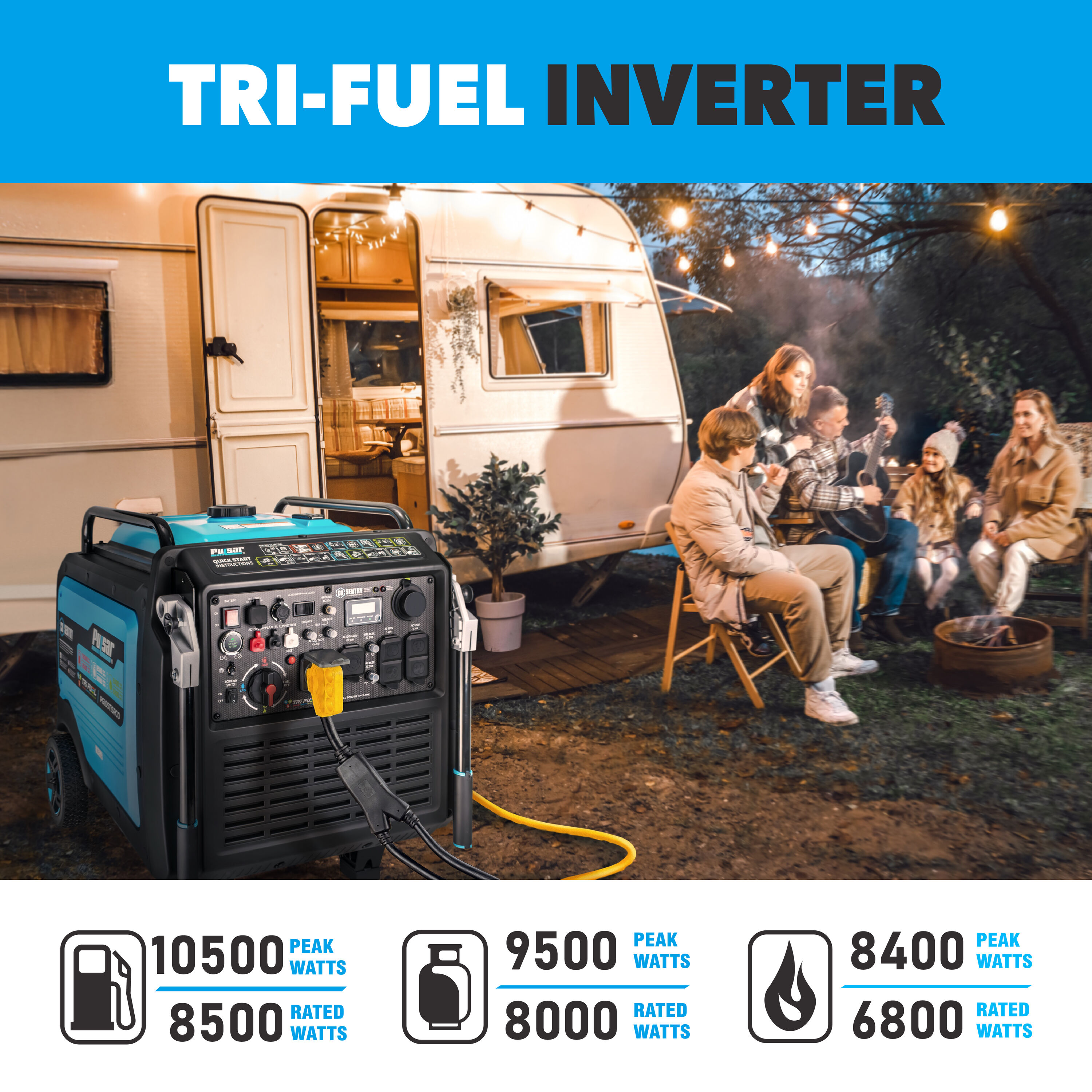 Pulsar Products PG105TISRCO Inverter-Generators - View #3