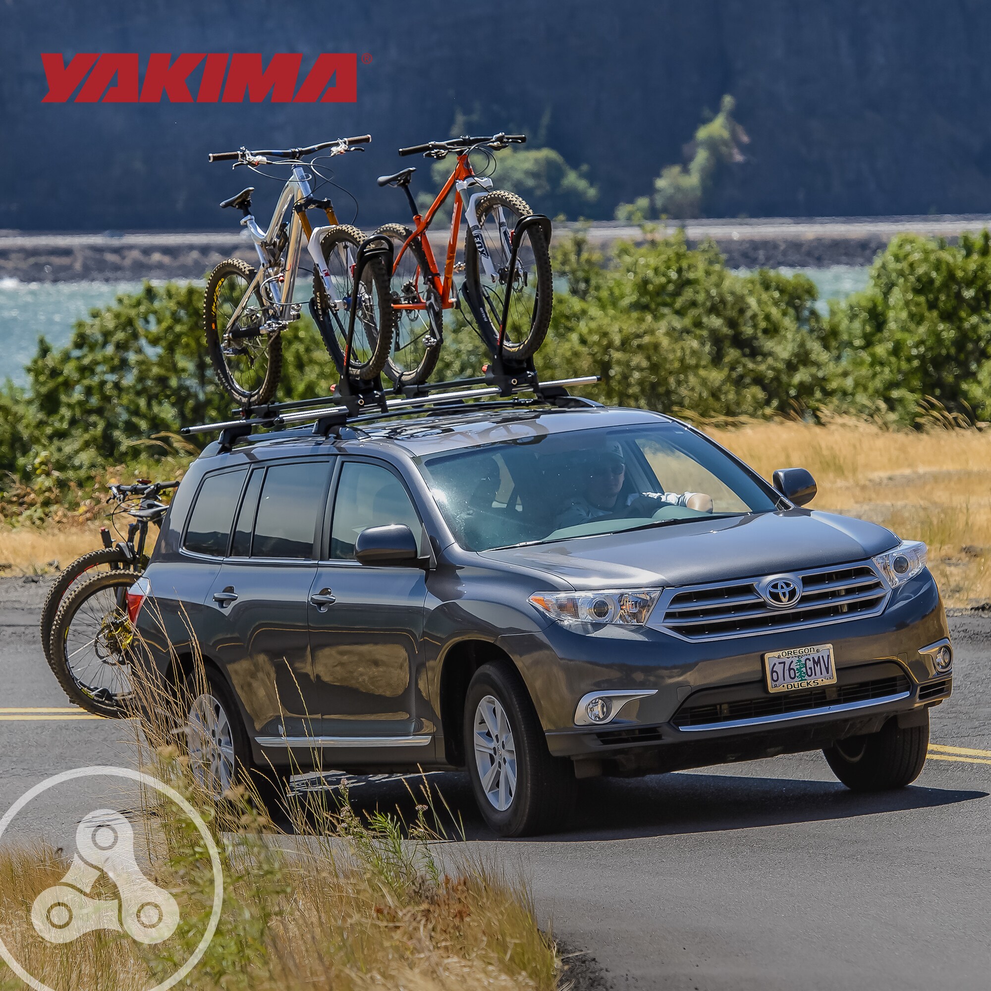 YAKIMA FrontLoader Bike Car Rooftop Mount Fits StreamLine Crossbar Black