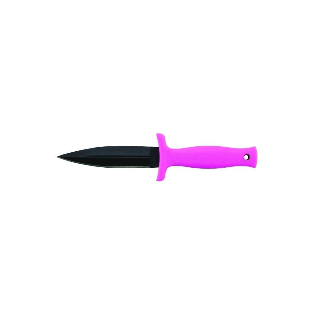  RTC0521 Taylor Brands SCHF19HPF Boot Knife, False Edge Spear Point Fixed Blade, TPE Handle- Small