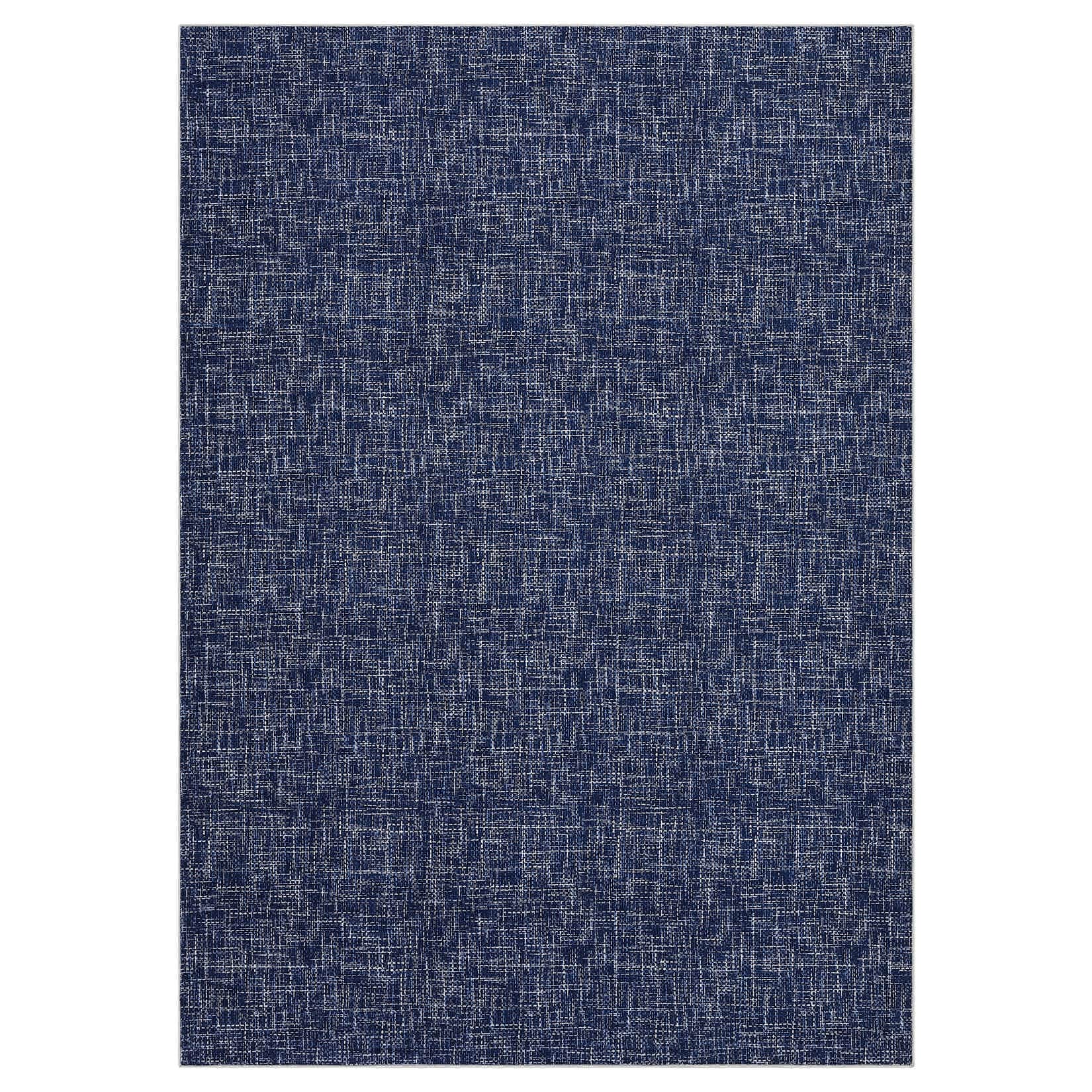 Qeetex LSN-PHO-337TMG79 8 x 10 ft Polyester Pearl Velvet Blue Rectangular Hallway Bathroom Entryway Kitchen Office Foldable Abstract Printed Modern Washable Area Rug