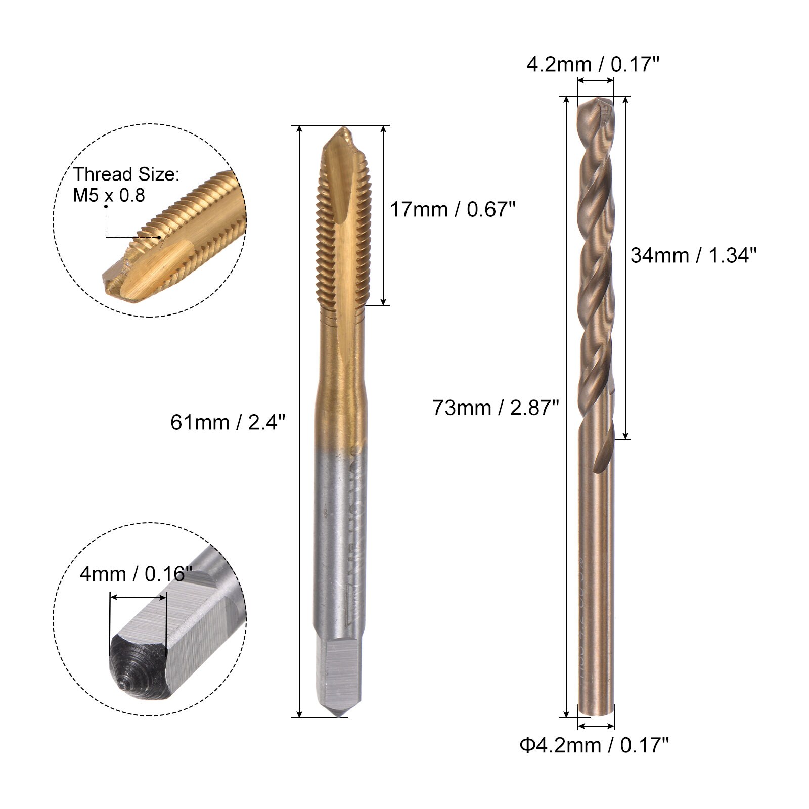 Unique Bargains S26031100UX4745 Taps-Dies-Sets - View #2