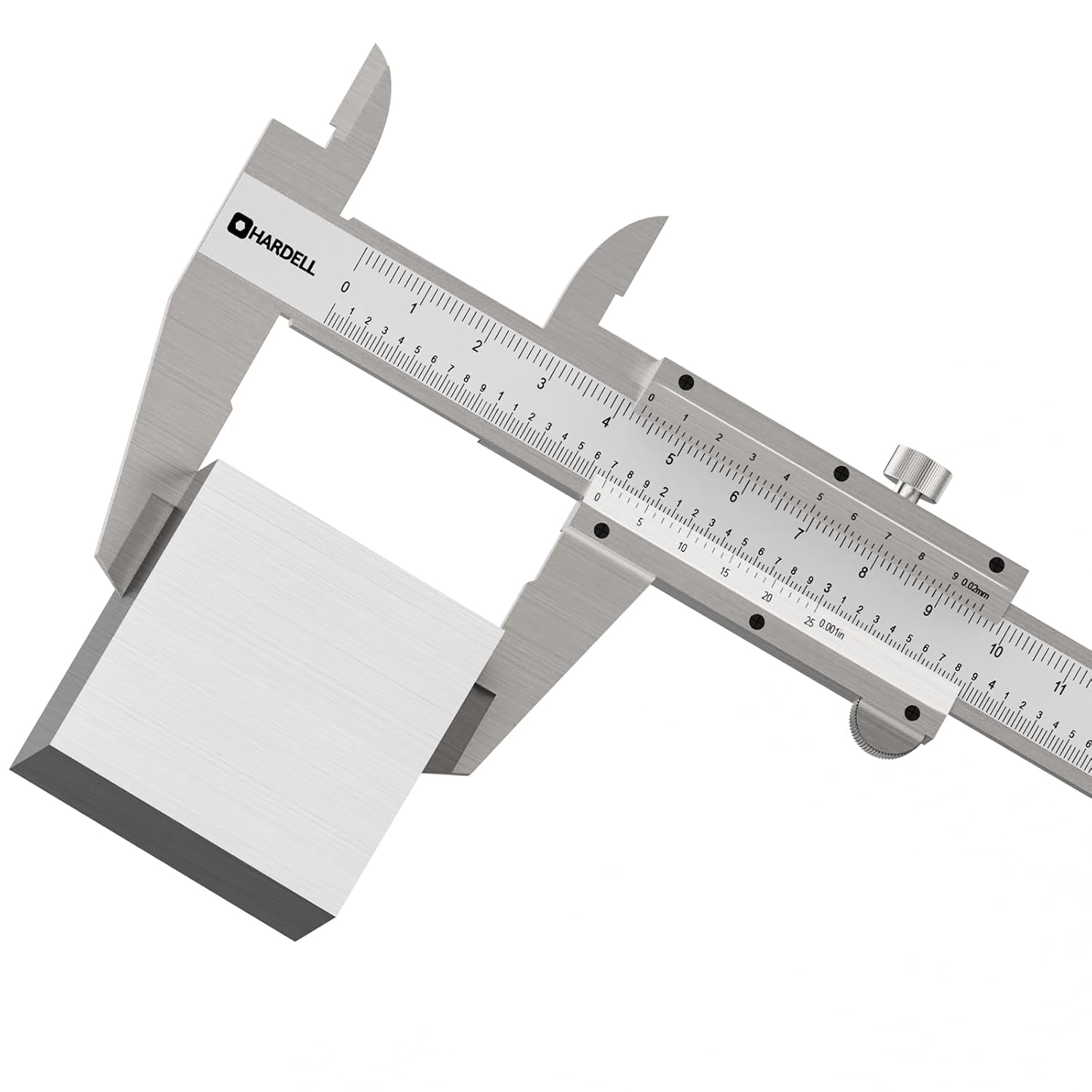 HARDELL B0DCVX1N42 12 Inch Stainless Steel Vernier Caliper High Precision Micrometer Dual Reading Scale 0.001 Inch 0.02mm Accuracy Measuring Tool with Storage Case for DIY and Household Use