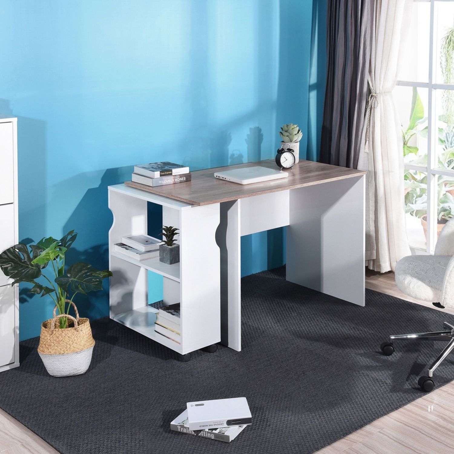 JASMODER W131470892 23.30-Inches Multiple colors/finishes Modern/Contemporary Writing desk