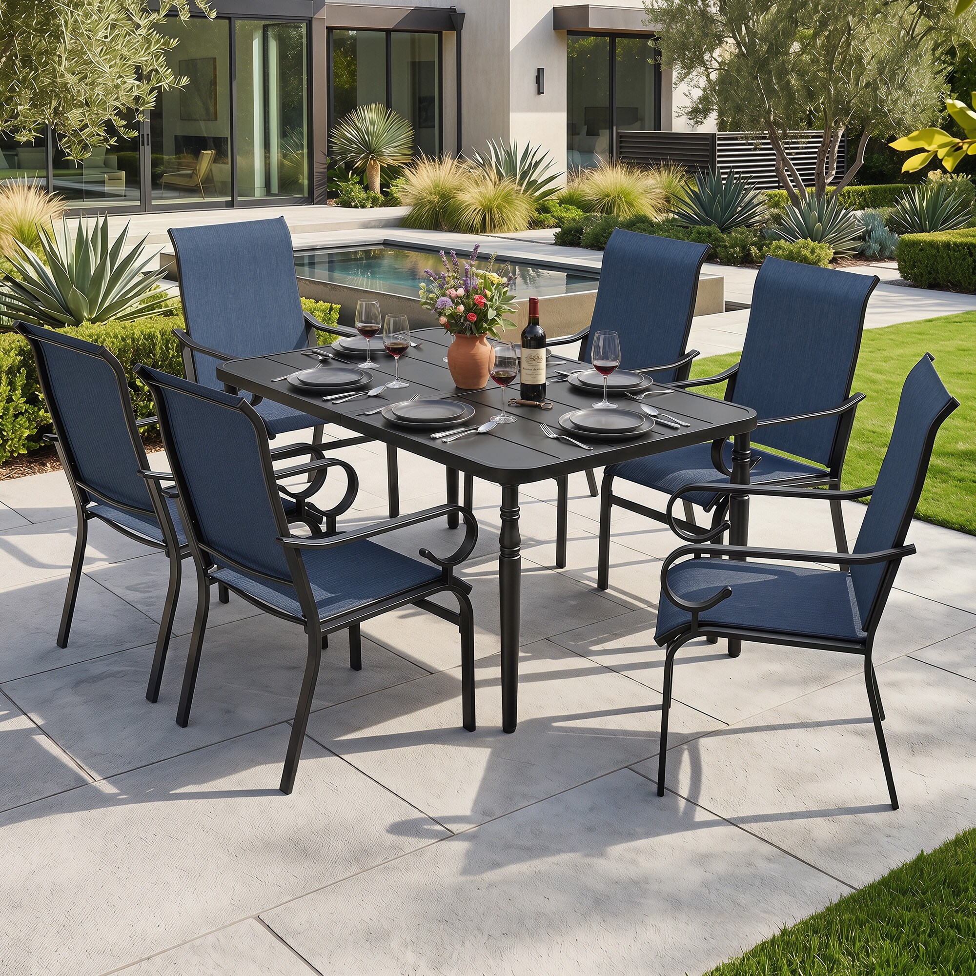 Nuu Garden SDBS001BU-703 Patio-Dining-Sets - View #2