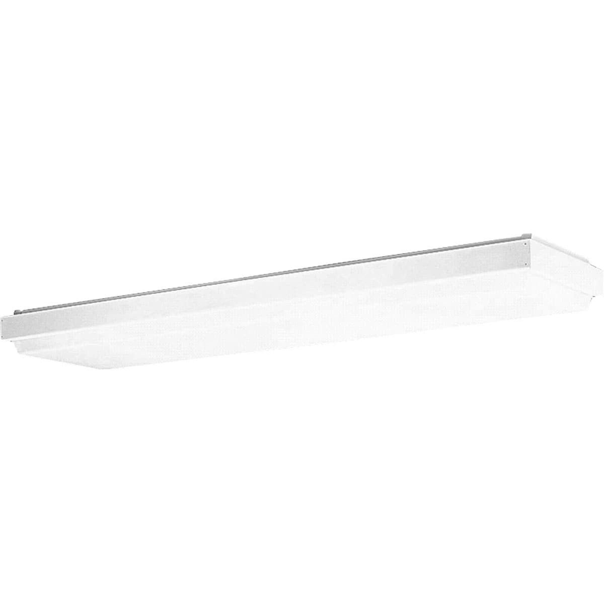 Progress Lighting P7263-30EB 1.5-ft White 2-Light Fluorescent Wrap Shop Light