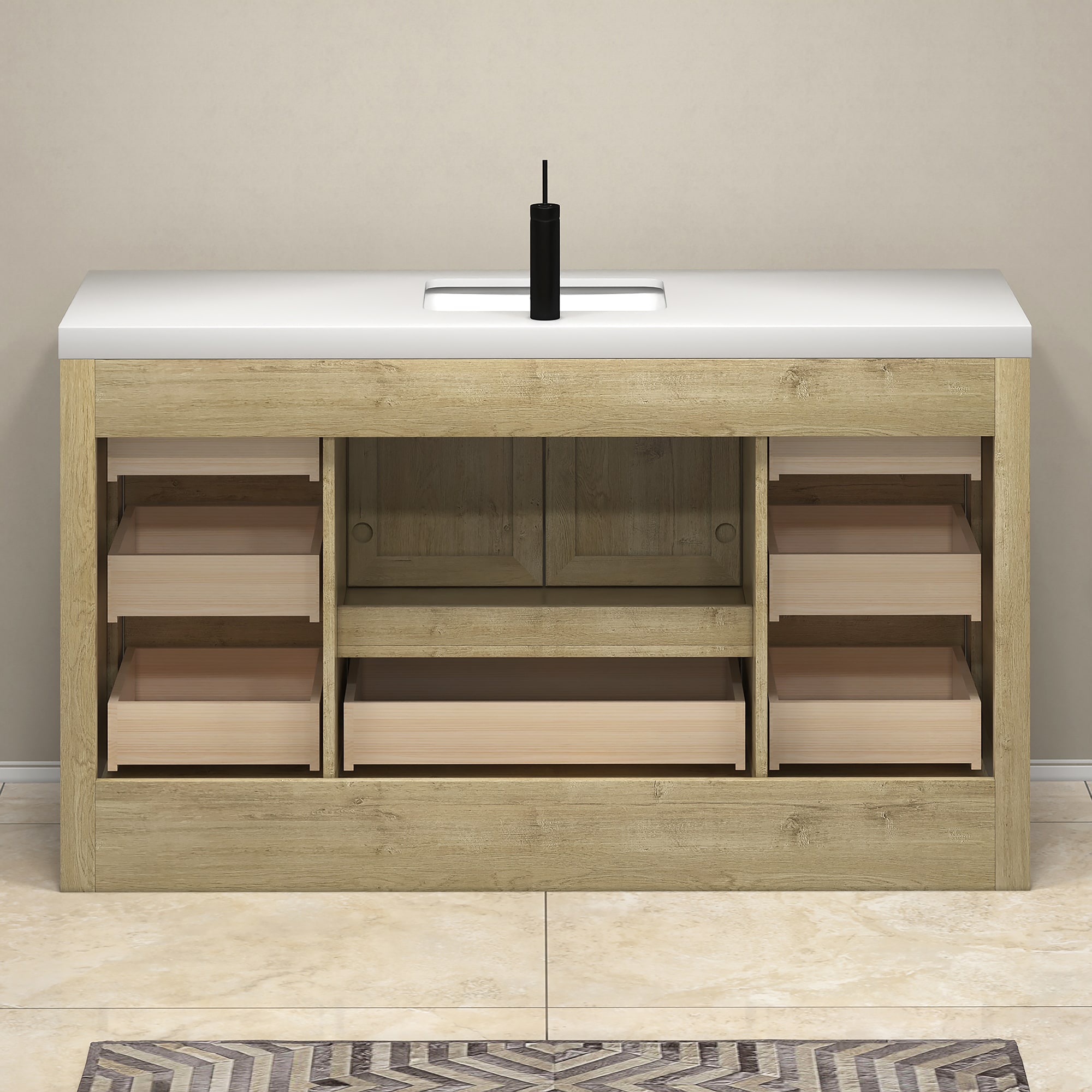 BV Better Vanity VIV60S-OAK Bath-Vanity-Combo - View #7
